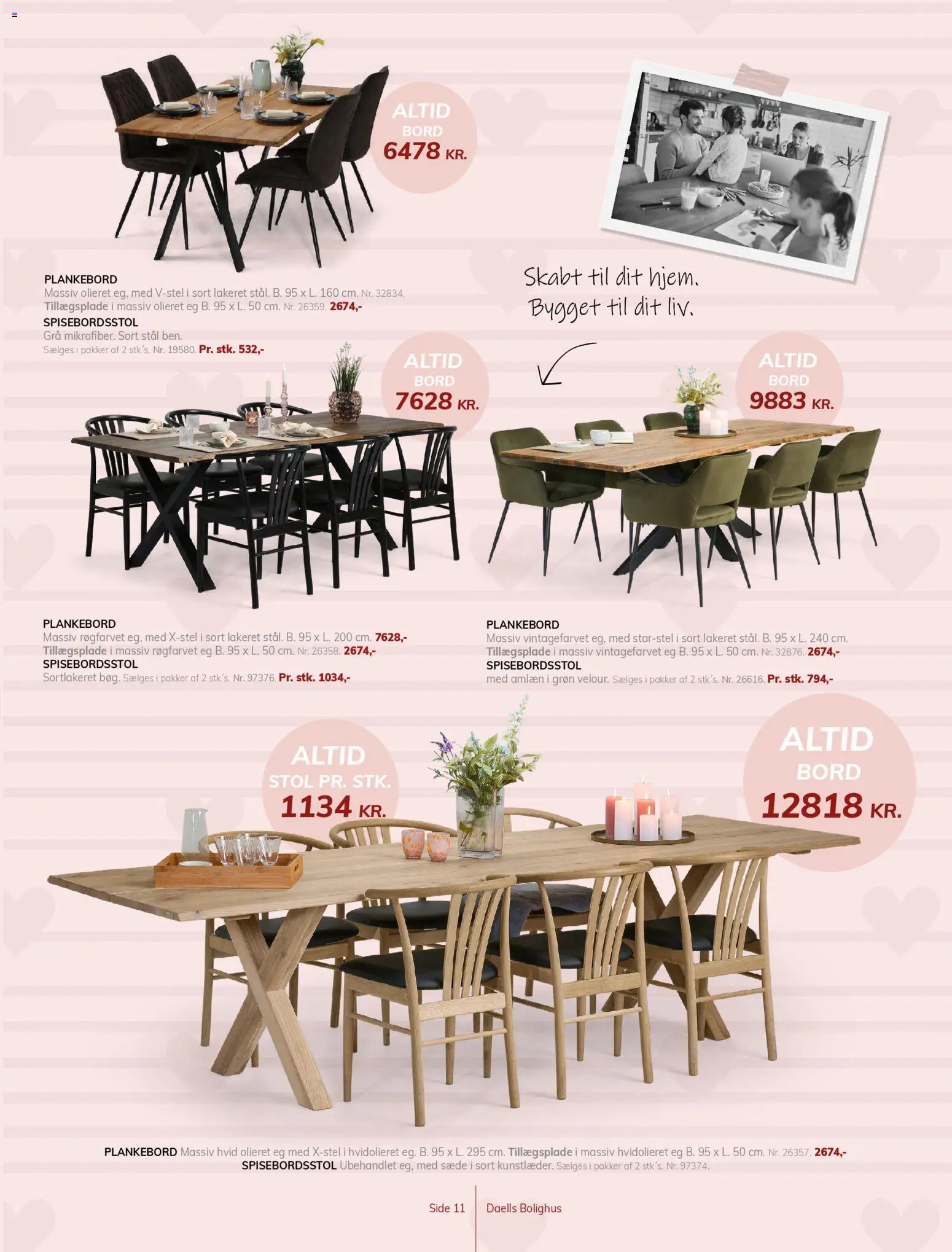 Daells Bolighus tilbudsavis – gyldig fra 15.04.2026 | Side: 11 | Produkter: Bord, Stol