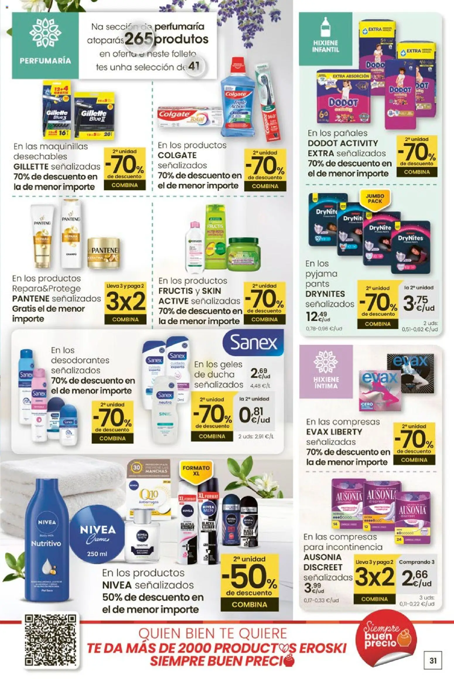 Eroski - Para un xaneiro máis lixeiro │ válido desde el 05.01.2026 | Página: 31 | Productos: Té, Γλυφιτζούρι, Ducha