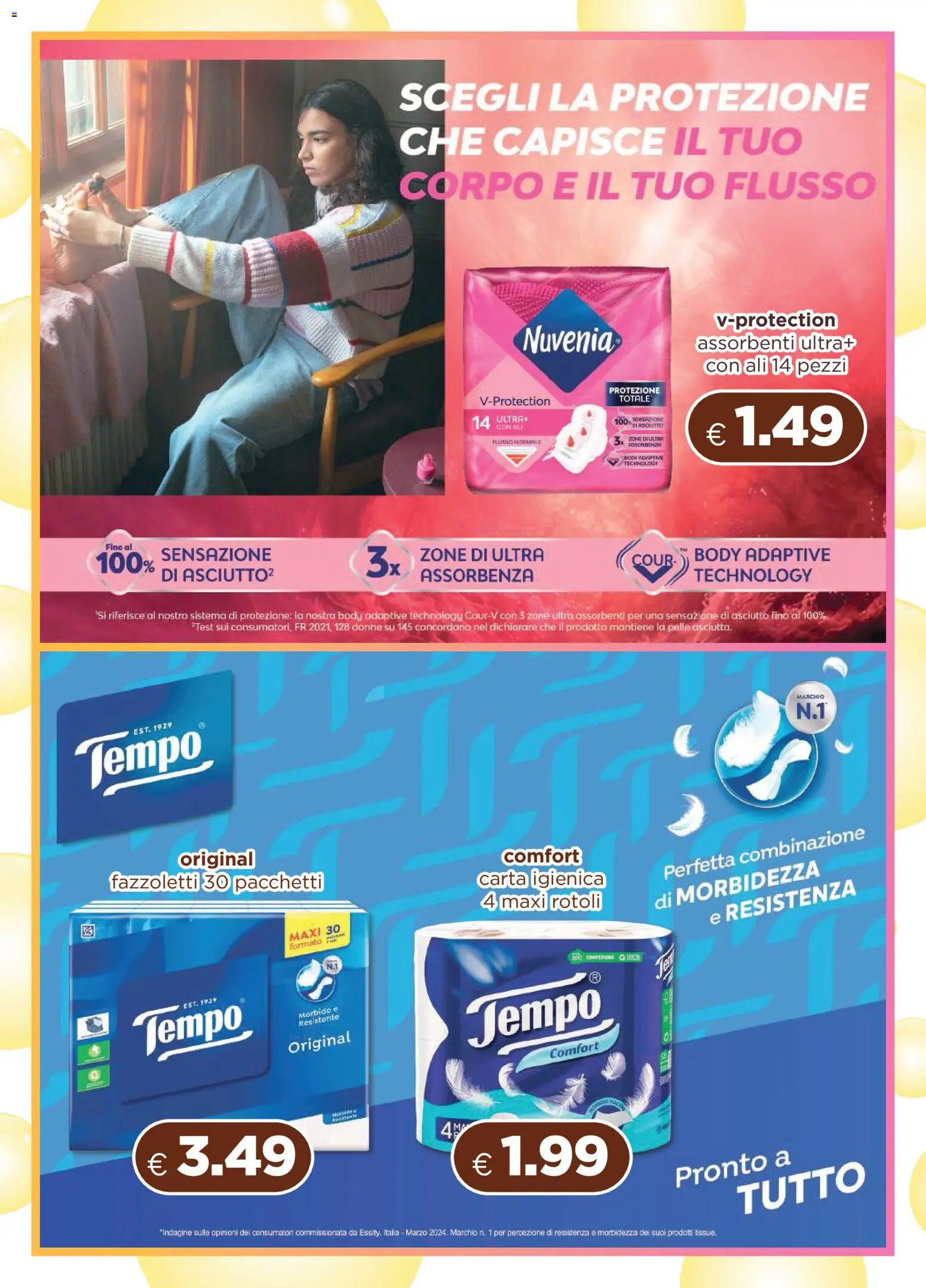 Volantino Acqua e Sapone del 22.02.2026 | Pagina: 8 | Prodotti: Carta igienica, Fazzoletti