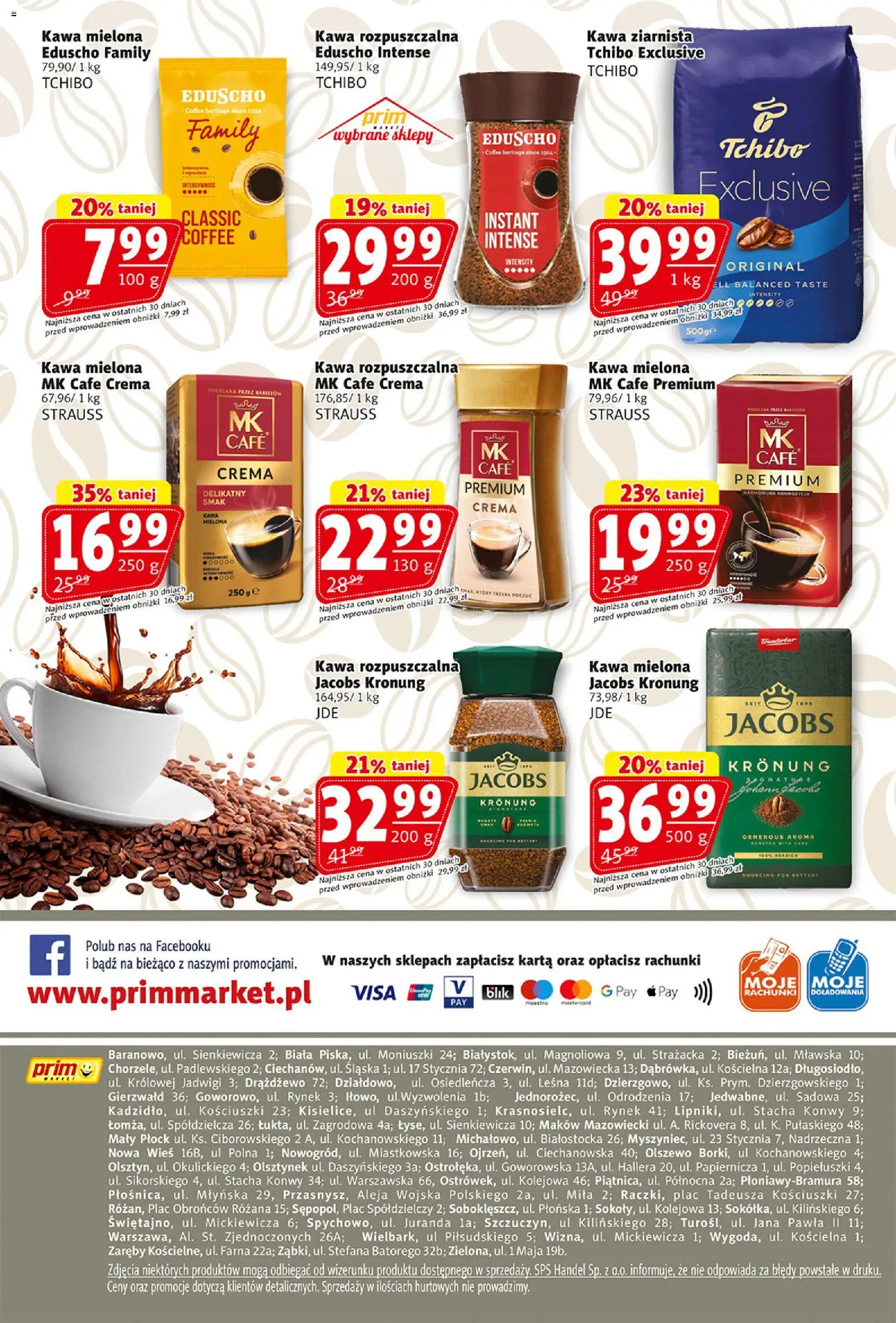 Prim Market Gazetka od 30.10.2025 | Strona: 16 | Produkty: Karta, Kawa rozpuszczalna, Tchibo exclusive, Tchibo
