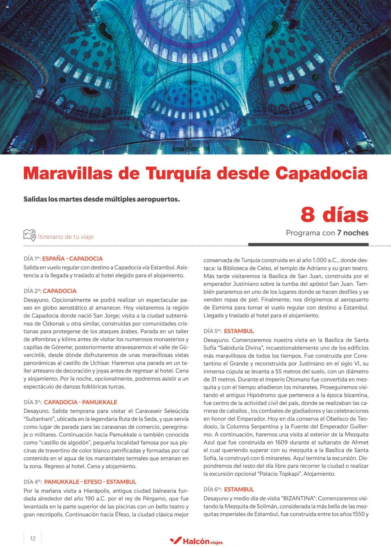 Halcón Viajes Turquía 2024 │ válido desde el 09.05.2024 | Página: 12 | Productos: Biblioteca