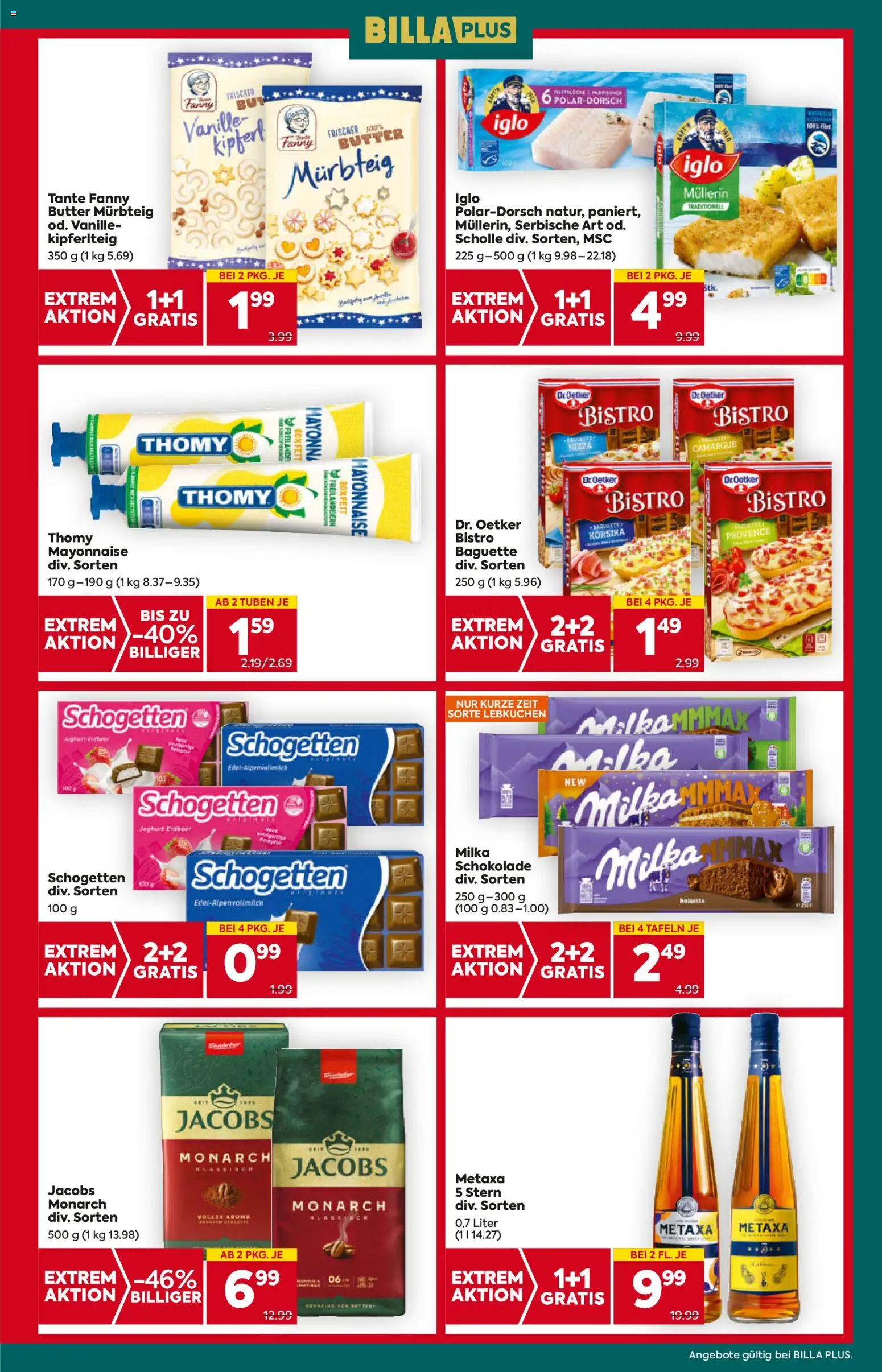 Billa Plus Flugblatt gültig ab 13.11.2025 | Seite: 5 | Produkte: Jääkaappipakastin, Box, Butter, Schokolade