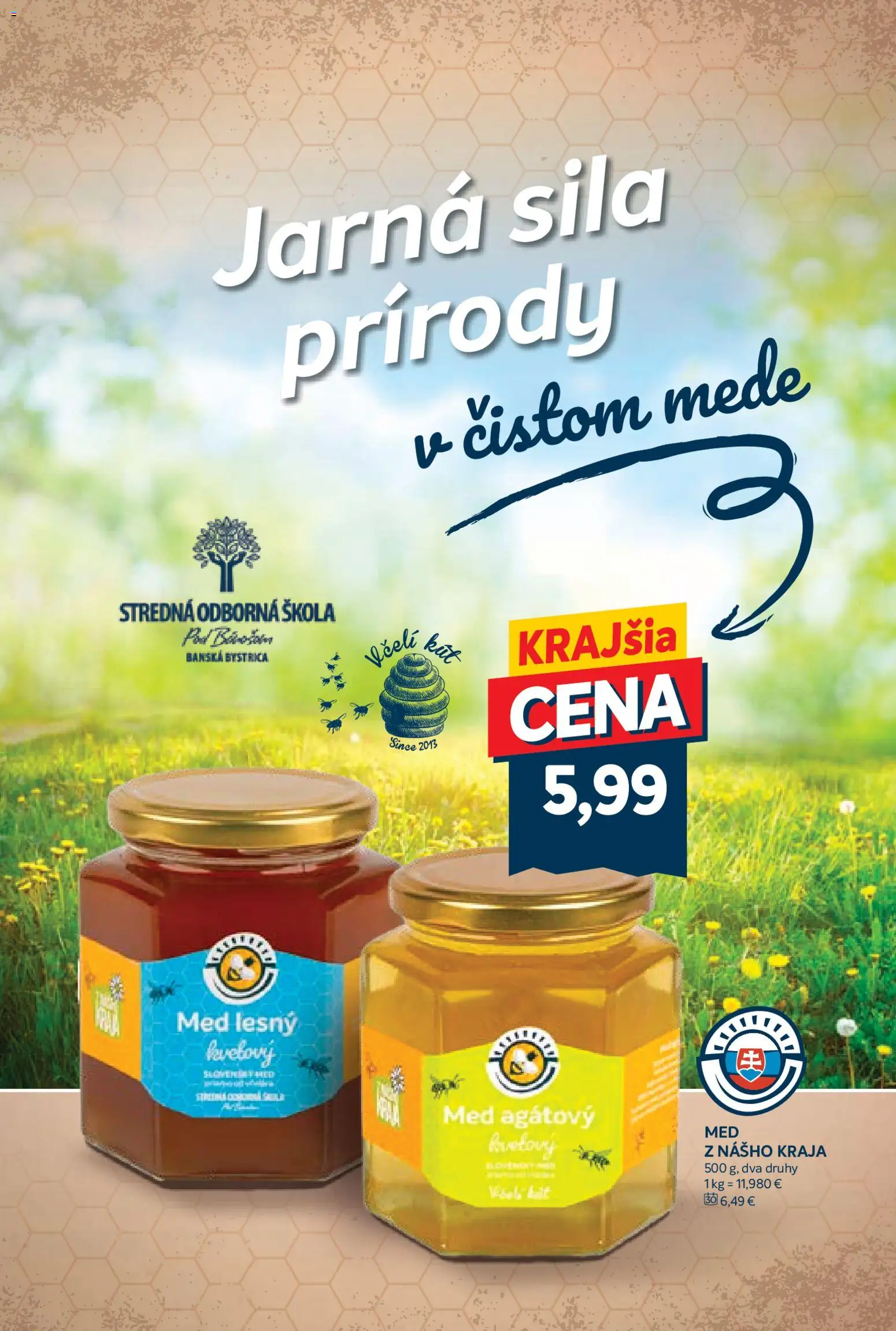Nové Kraj akcie – leták je platný od 09.04.2026 | Strana: 4 | Produkty: Med