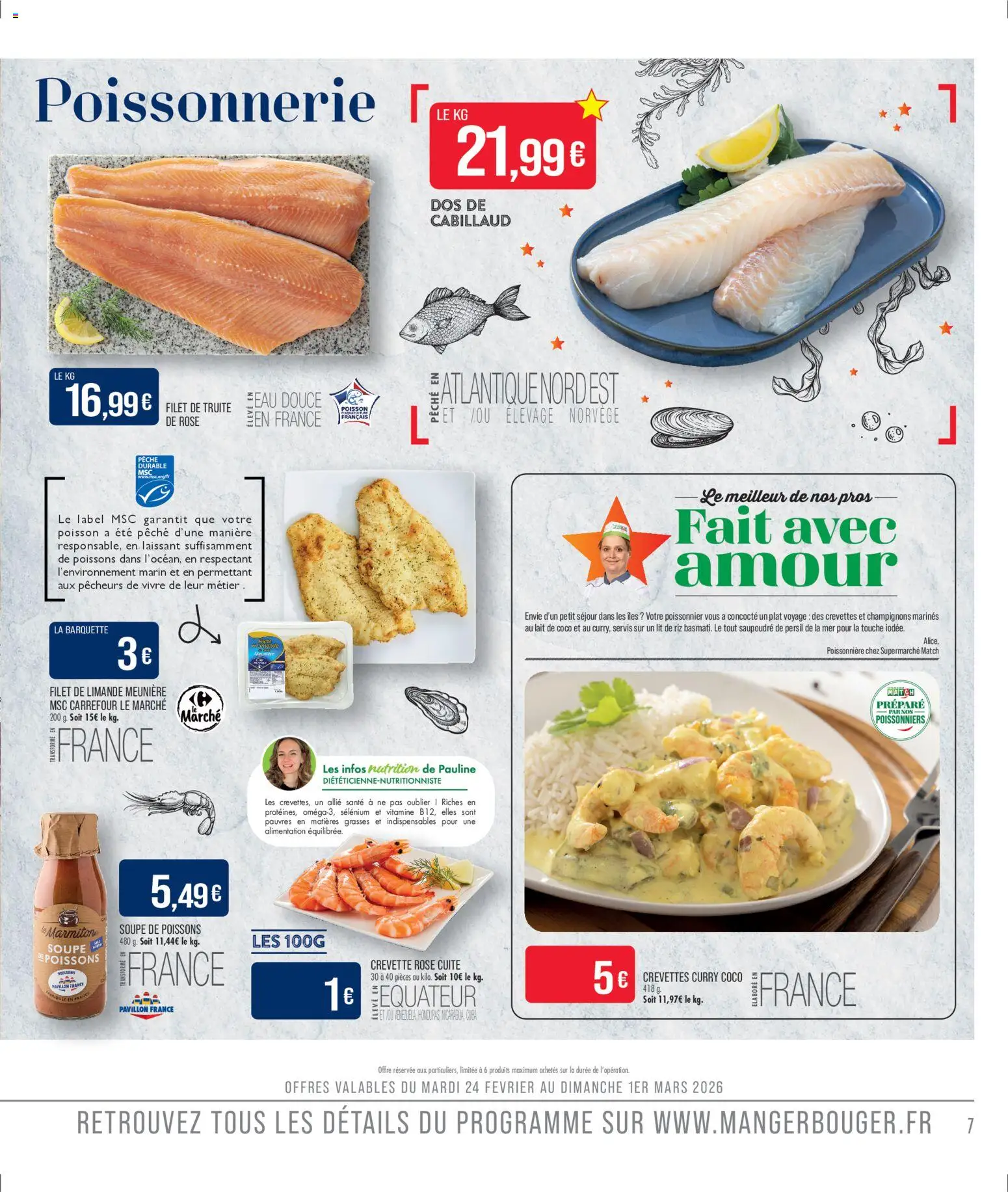 {H1} | Page: 9 | Produits: Persil, Crevette, Crevettes, Poisson