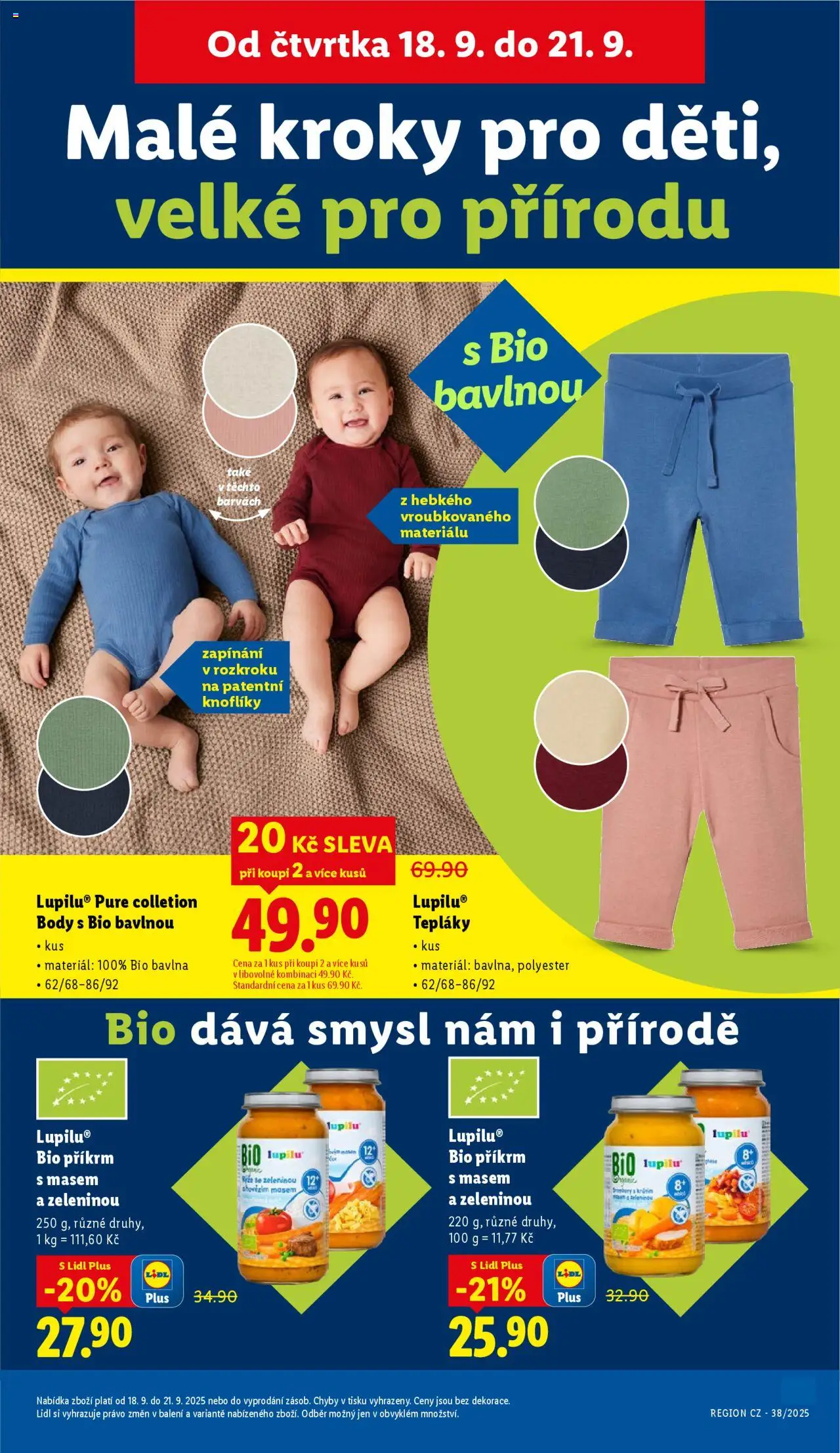 Lidl leták od 18.09.2025 | Strana: 43 | Produkty: Rýže, Tepláky, Pants, Body