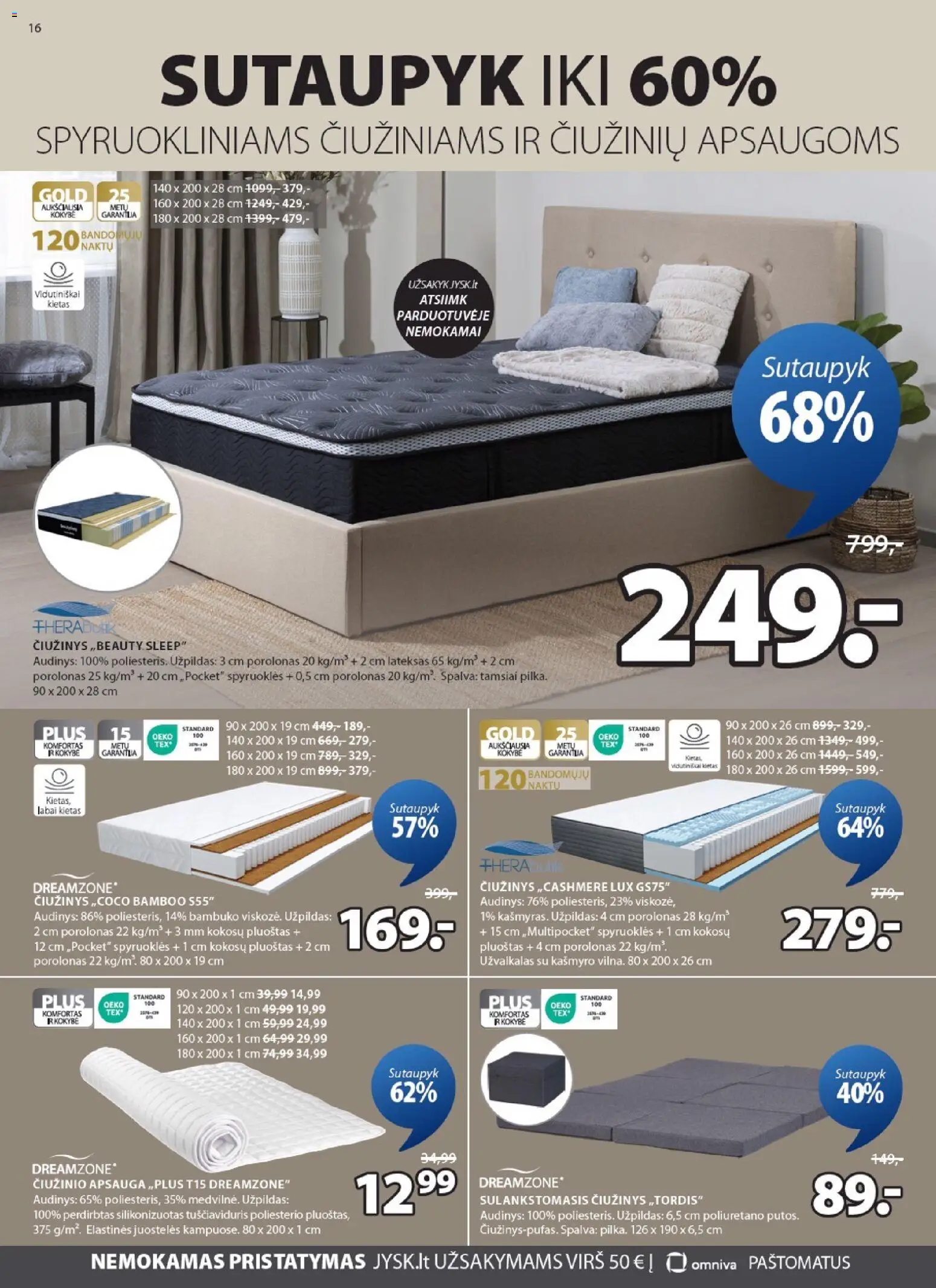 JYSK akcijos nuo 03.03.2026 | Puslapis: 16
