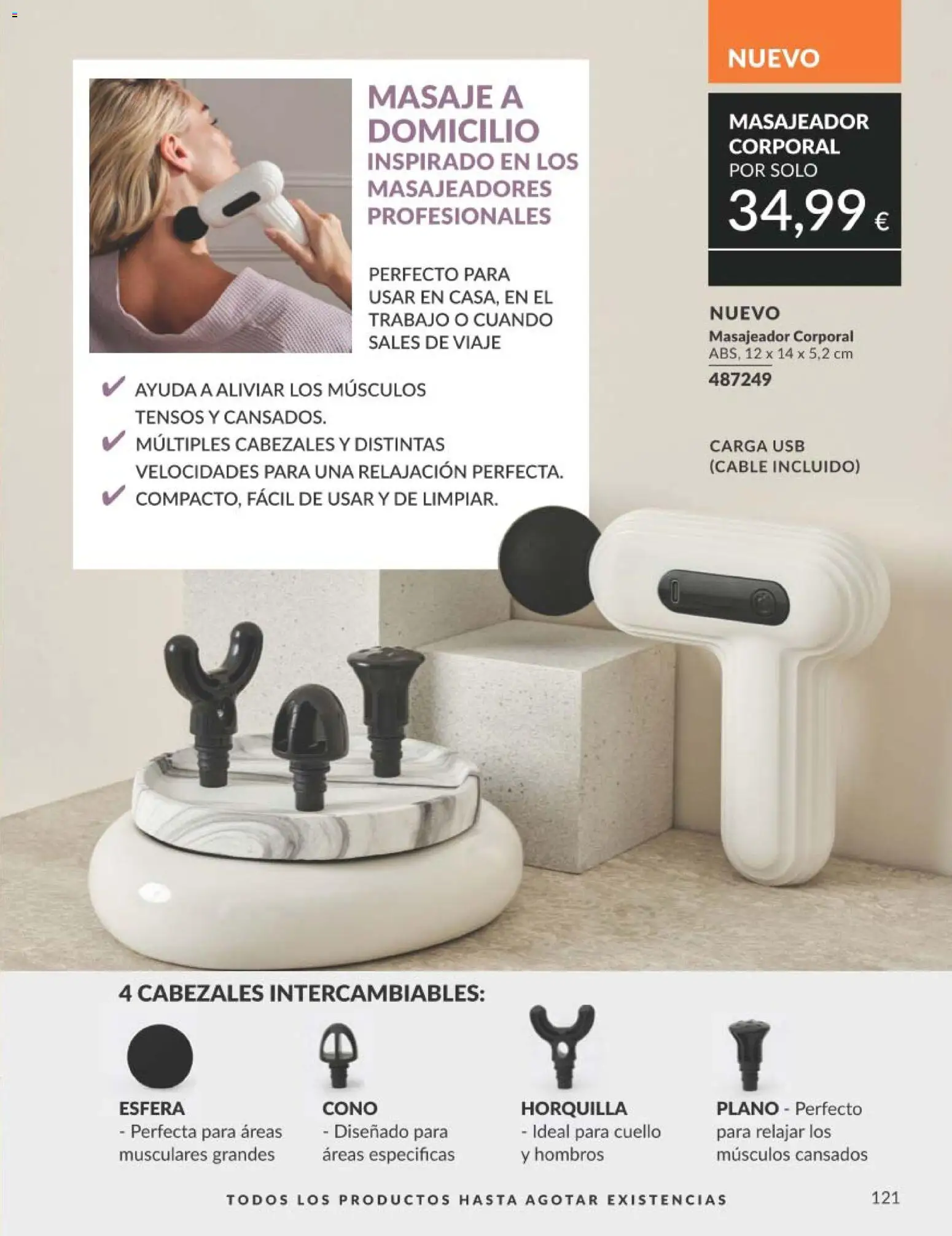 Catálogo AVON campaña 4 │ válido desde el 01.04.2026 | Página: 121 | Productos: Horquilla, Cable, USB