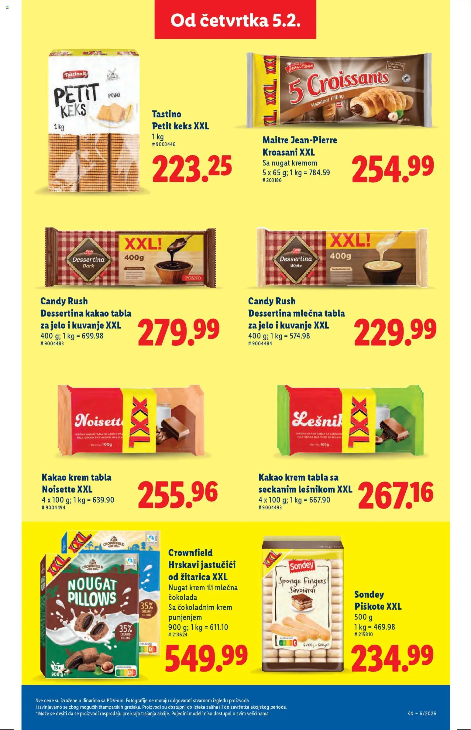 Lidl katalog - važi od 05.02.2026 | Strana: 41 | Proizvode: Keks, Piškote, Čokolada, Mlečna čokolada