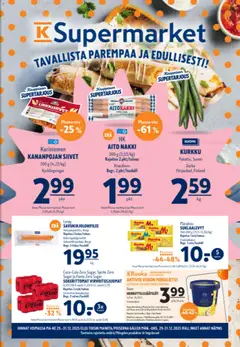 K-Supermarket-mainoslehti voimassa 29.12.2025 alkaen