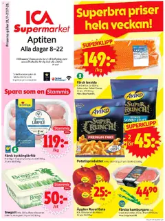 ICA Supermarket - erbjudanden - Förhandsvisning av reklamblad från butik ICA Supermarket aktuell från 21.07.2025