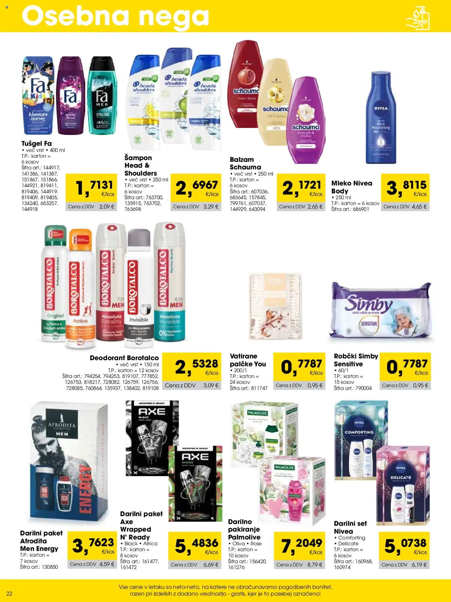 Novi Tuš katalog ponudbe – veljaven od 01.12.2025 | Stran: 22