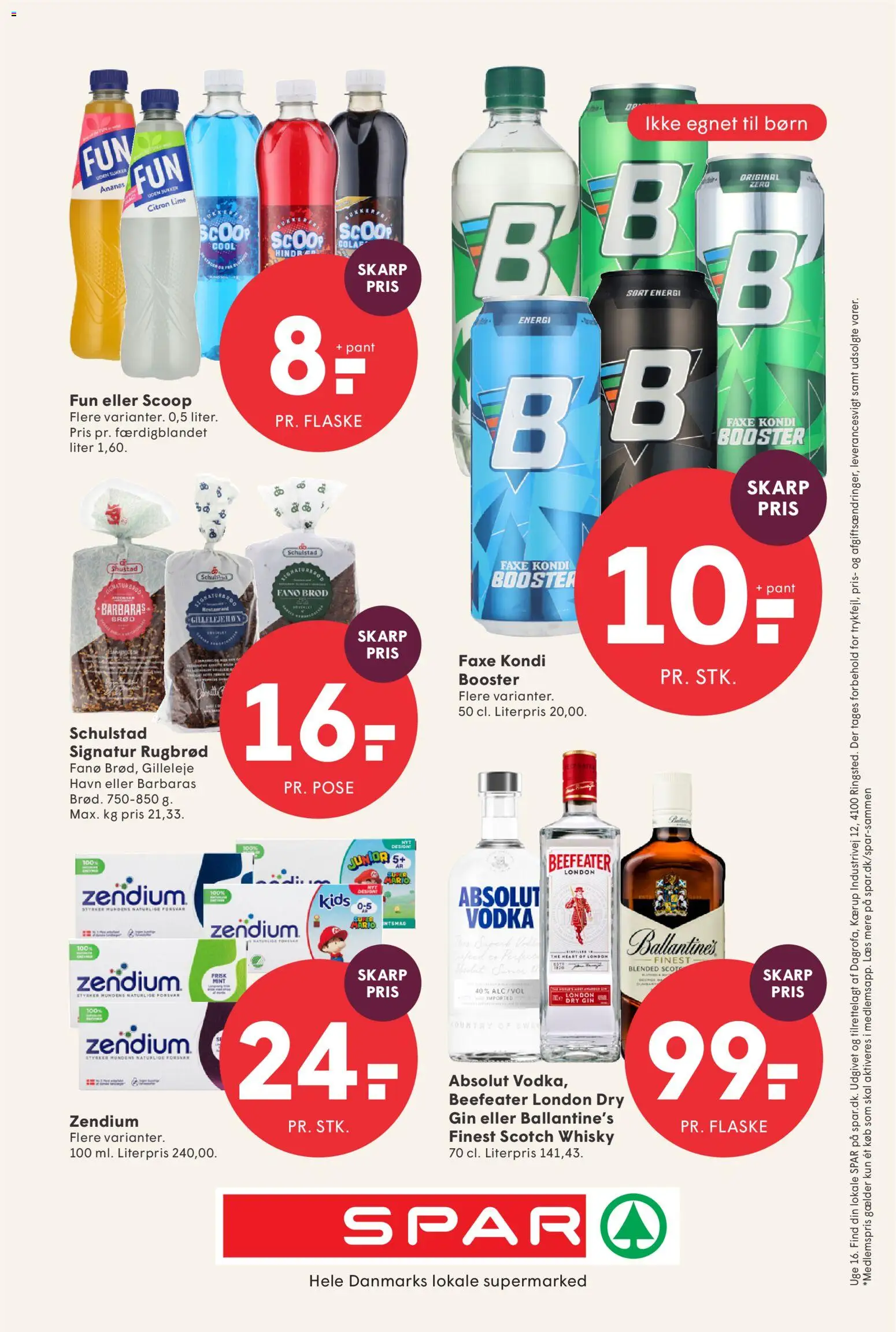 Spar tilbudsavis – gyldig fra 10.04.2026 | Side: 20 | Produkter: Gin, Lime, Rugbrød, Sukker