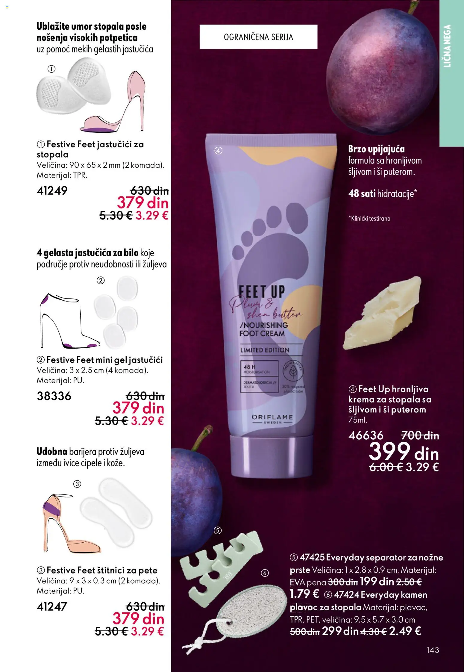 Oriflame katalog - važi od 31.12.2025 | Strana: 143 | Proizvode: Cipele, Krema