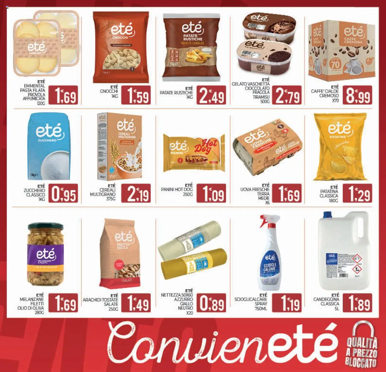 Volantino Eté del 29.08.2025 | Pagina: 19 | Prodotti: Cereali, Patatine, Provola, Emmental