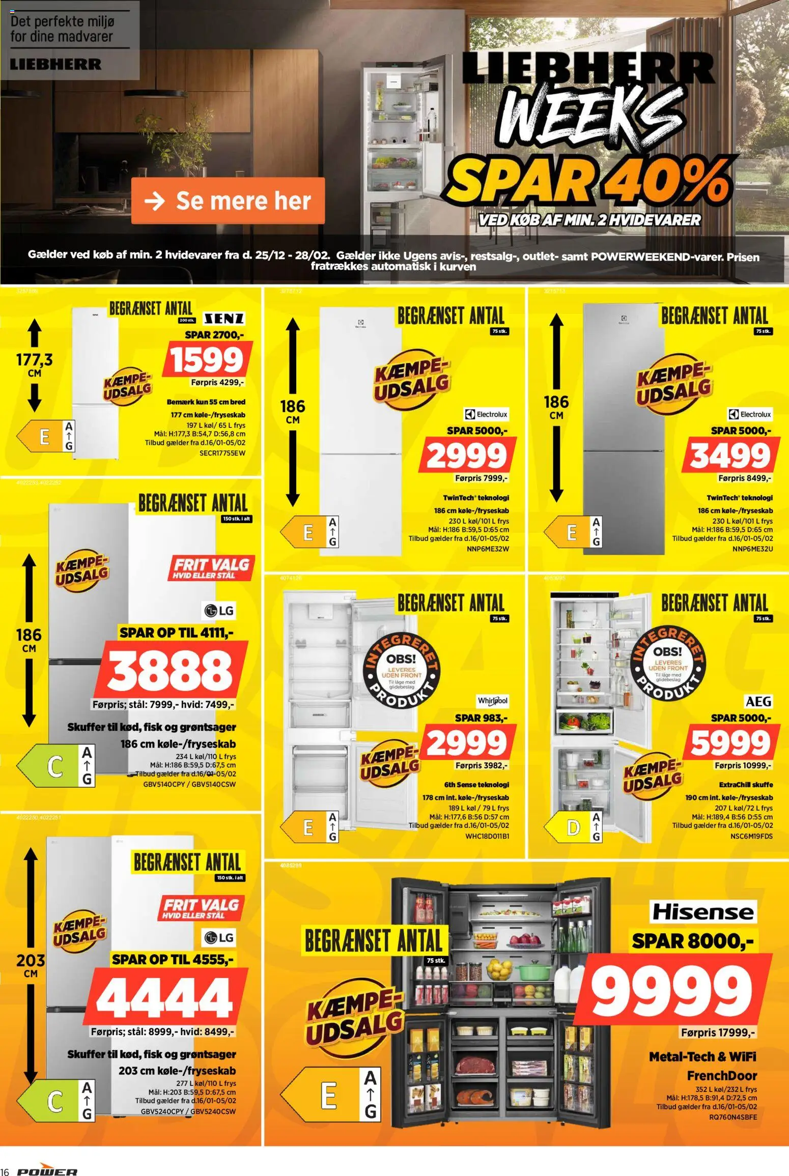 Power tilbudsavis – gyldig fra 16.01.2026 | Side: 16 | Produkter: Fisk