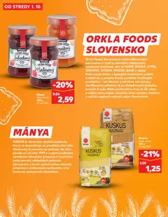 Kaufland SK Už 25 rokov najširší výber značkových výrobkov - amely érvényes a következő dátumtól: 01.10.2025 | Oldal: 30 | Termékek: Kuszkusz