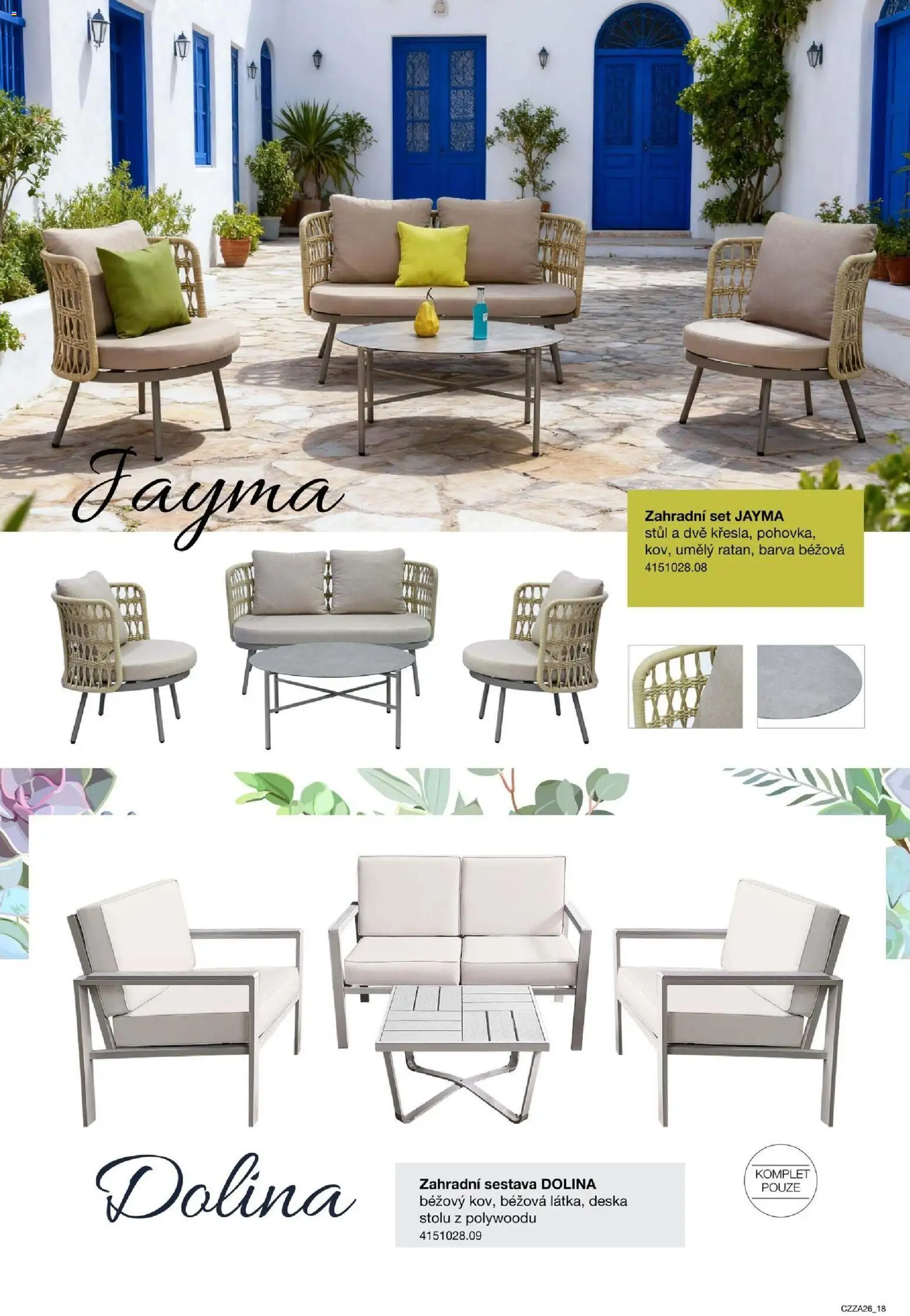 Sconto nábytek katalog - Zahradní speciál od 01.01.2026 | Strana: 18 | Produkty: Stůl