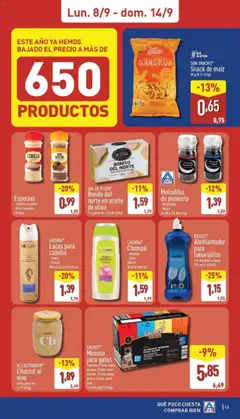 EL CULTIVADOR® Chucrut al vino, Chucrut al vino 650 g peso esc. │ válido desde el 08.09.2025 | Página: 13 | Productos: Polvo, Aceite, Παγωμένο τσάι, Peso