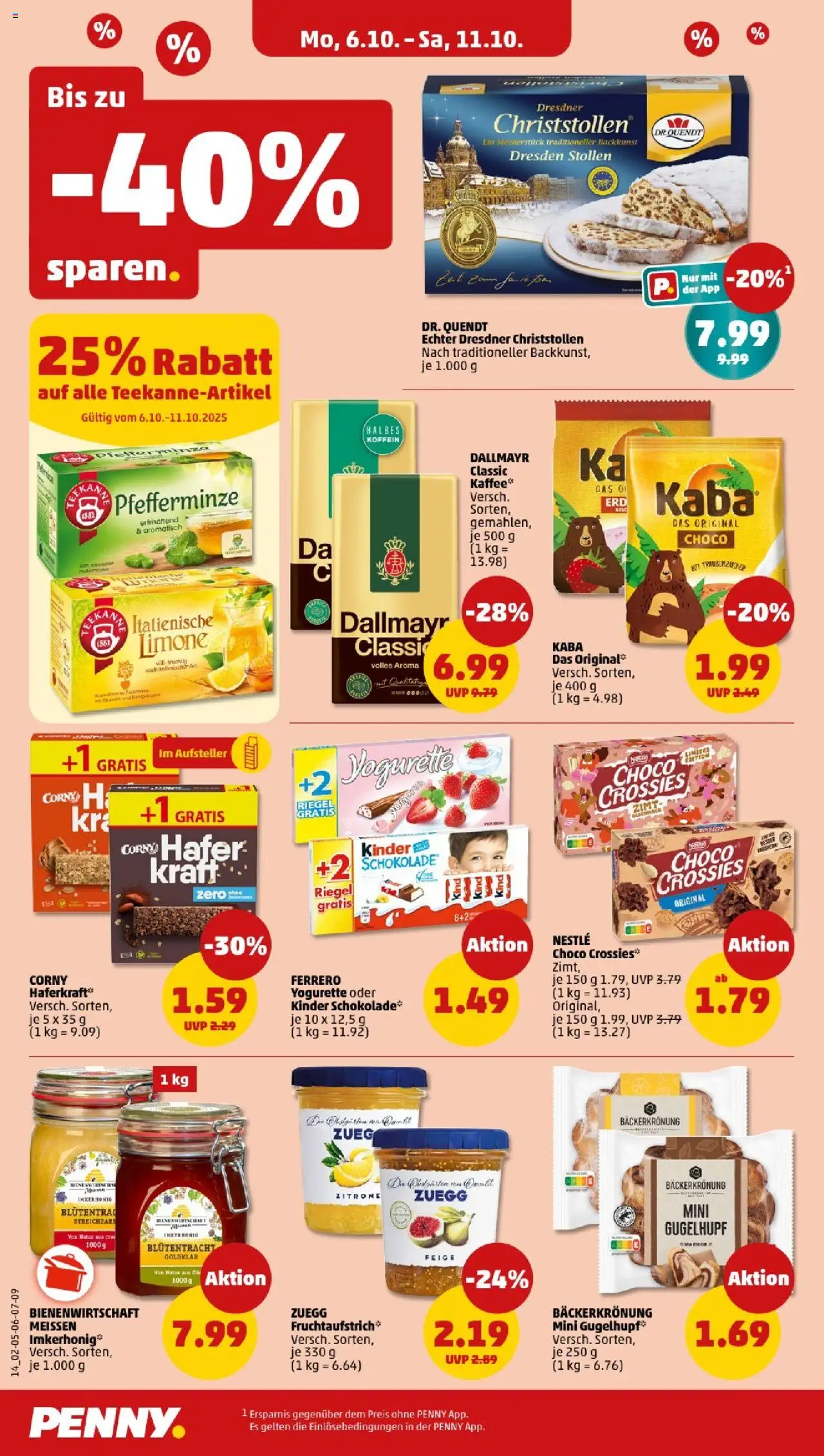 Penny - Nordrhein-Westfalen – gültig ab 06.10.2025 | Seite: 16 | Produkte: Yogurette, Dallmayr, Zitrone