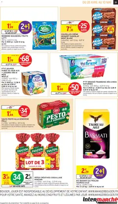 Intermarché - Prévisualisation de RIZ BASMATI DU PENJAB TAUREAU AILÉ, 500 g - 4,58 € le kg valide à partir de 28.04.2026 | Page: 31 | Produits: Framboise, Chocolat, Bonbons, Pâtes