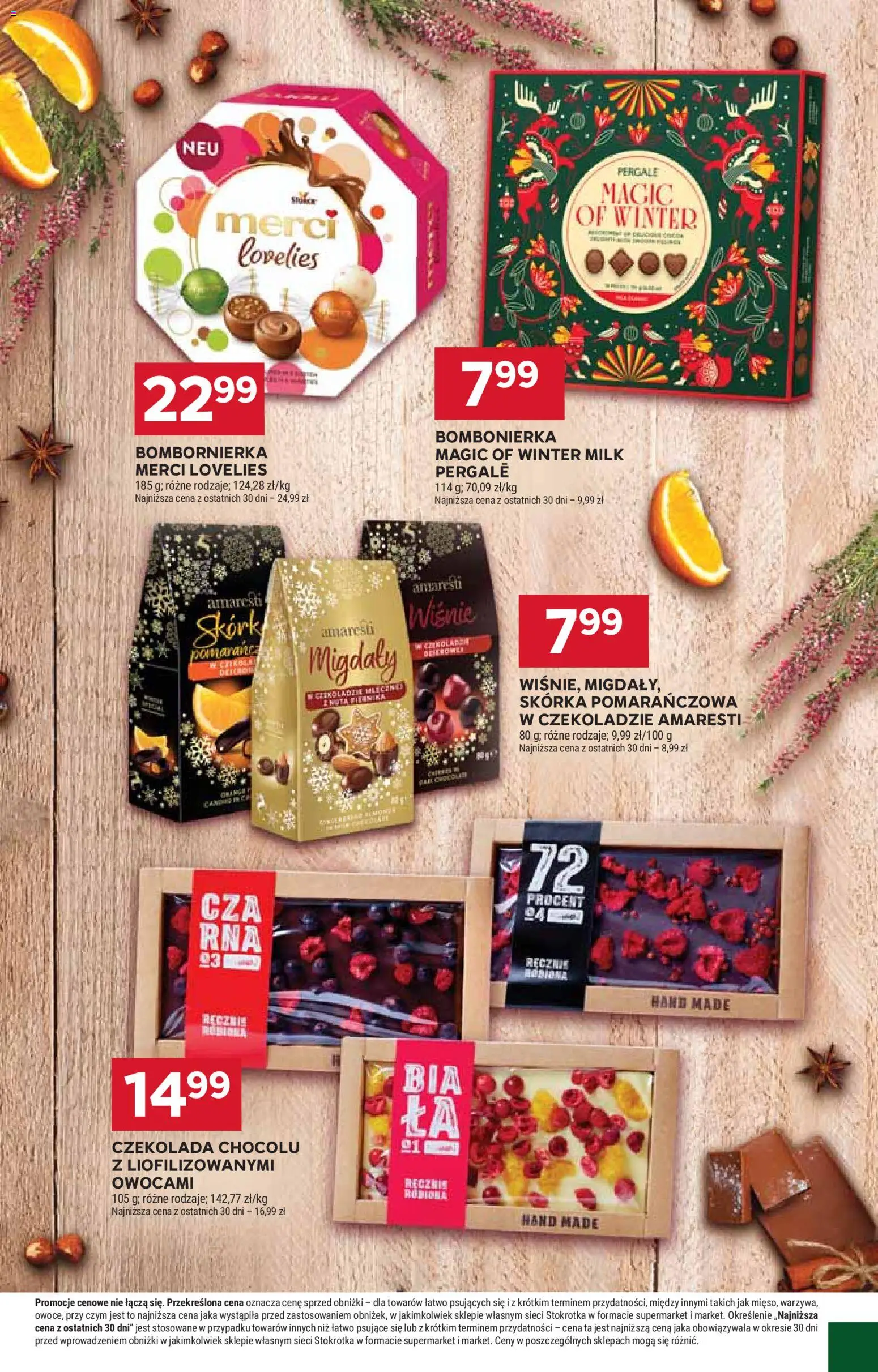 Stokrotka Gazetka - Market od 04.12.2025 | Strona: 19 | Produkty: Stokrotka, Bombonierka, Wiśnie, Czekolada