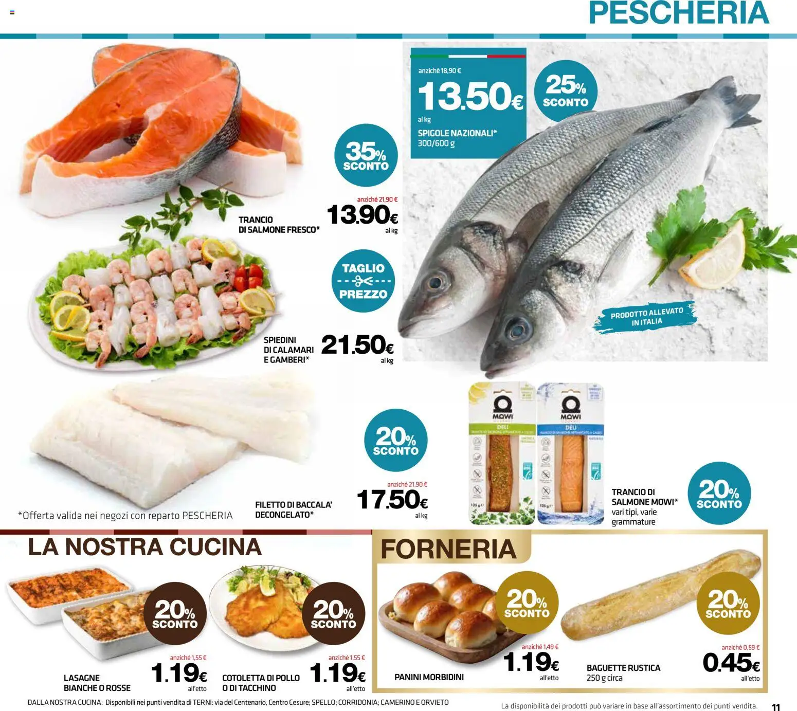 Volantino Superconti del 12.02.2026 | Pagina: 12 | Prodotti: Pollo, Calamari, Tacchino, Spiedini