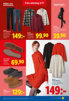 Lidl - erbjudanden - Förhandsvisning av reklamblad från butik Lidl aktuell från 03.11.2025 | Sida: 17 | Produkter: Kläder, Klänning