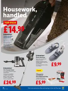 Preview of Lidl - Lidl Weekly valid from 18.12.2025 | Page: 28 | Products: Battery, Shoes, Dryer, Vacuum cleaner