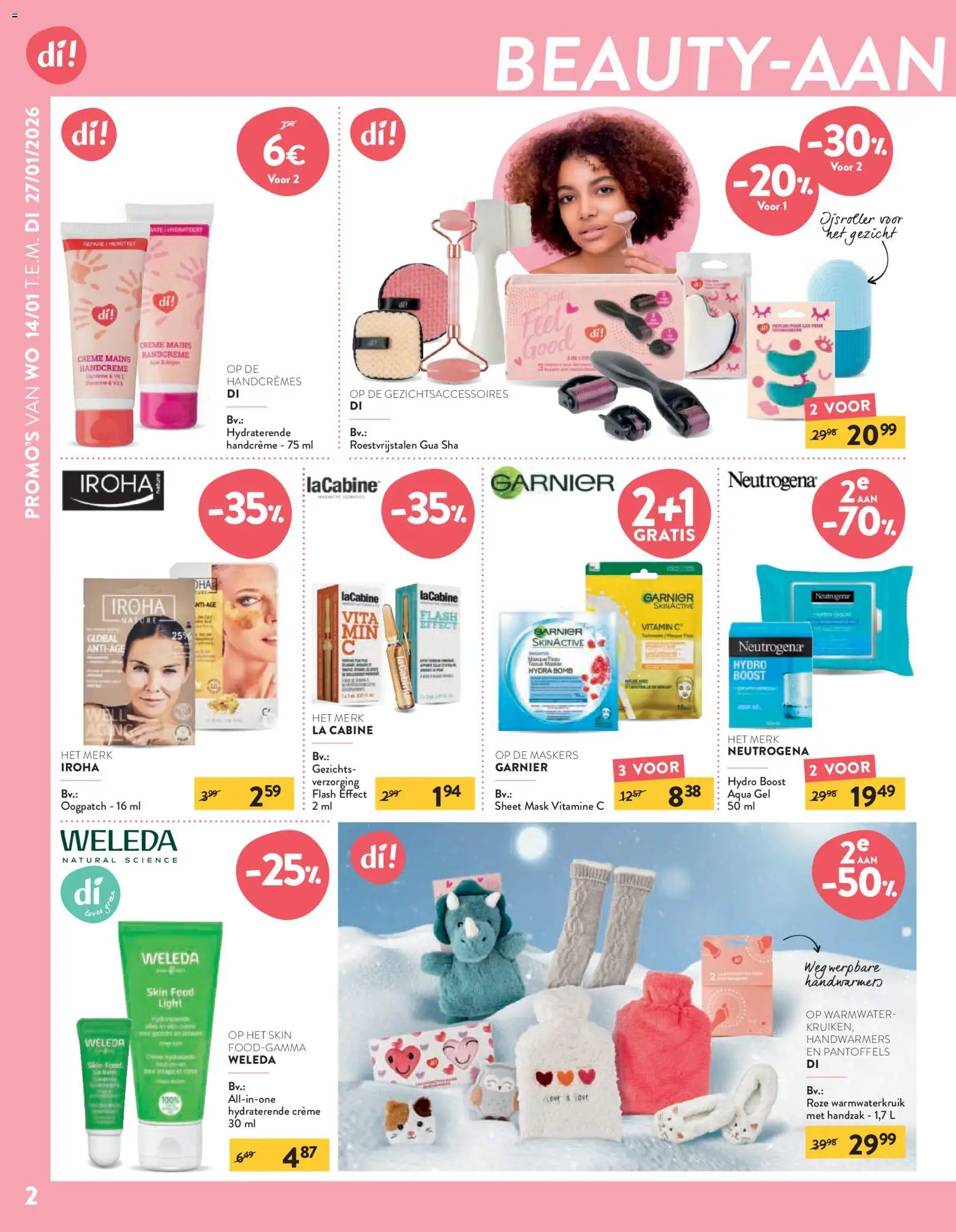 {H1} | Pagina: 2 | Producten: Gel, Boost, Crème, Handcrème