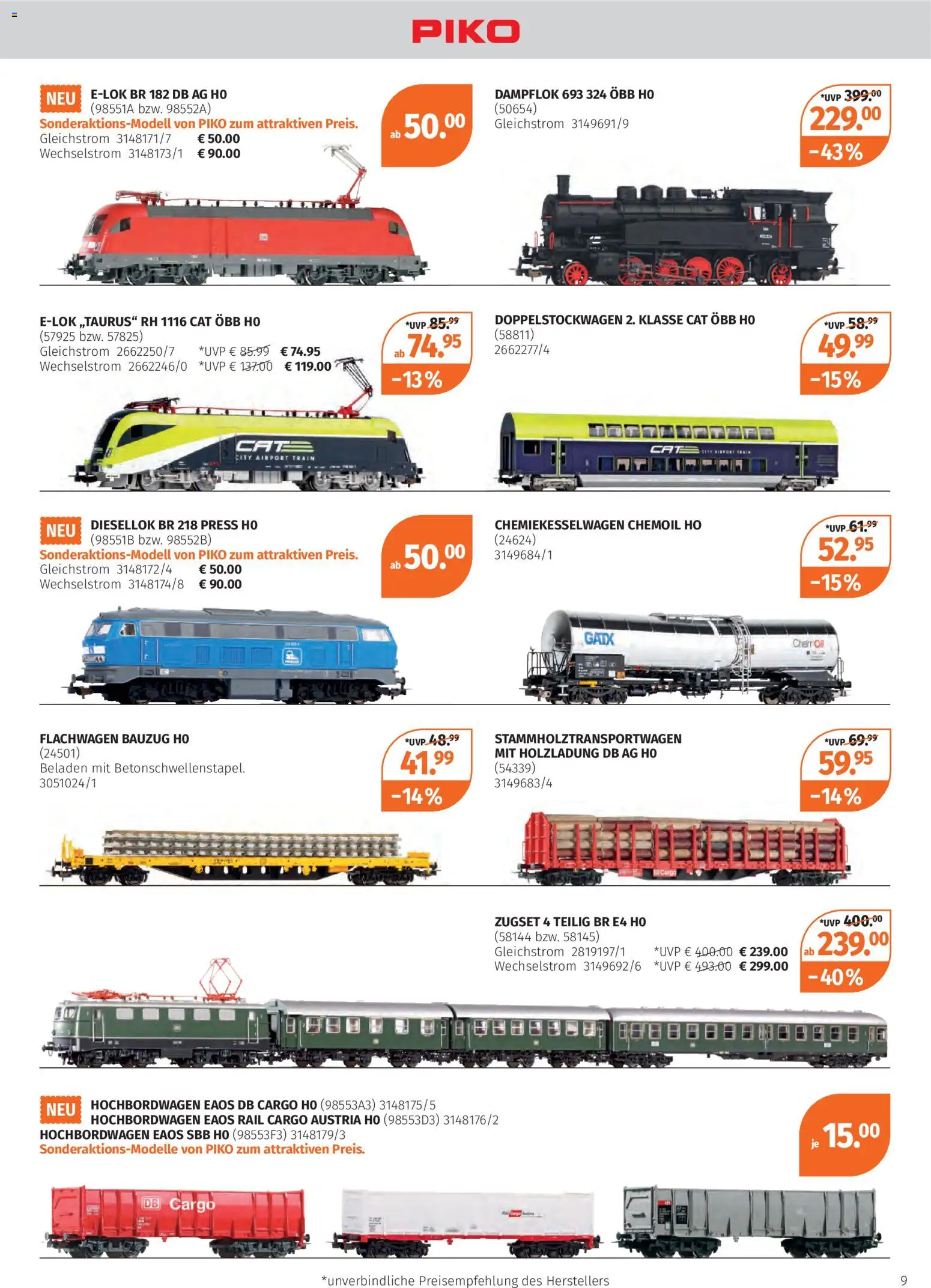 Müller Modell-Eisenbahn 2025 – gültig ab 27.10.2025 | Seite: 9