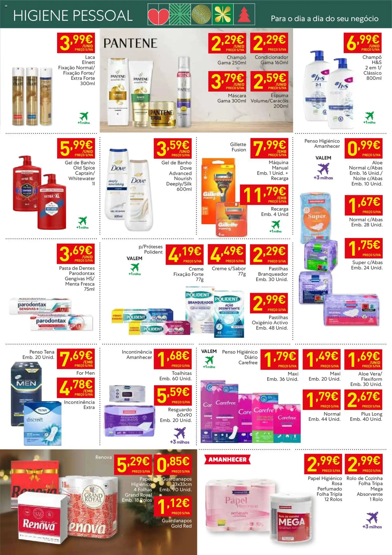 Recheio folheto Madeira │ válido de 16.12.2025 | Página: 11 | Produtos: Guardanapos, Condicionador, Gel de banho, Pasta de dentes