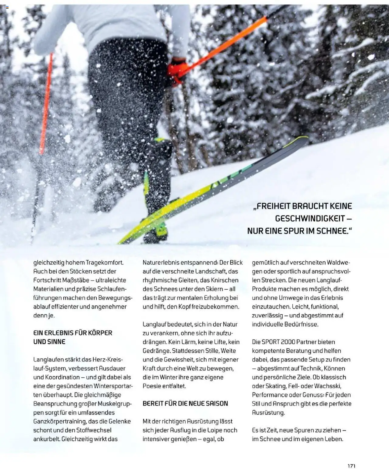 Sport2000 Prospekt Home of Schnee erleben – gültig ab 23.09.2025 | Seite: 171