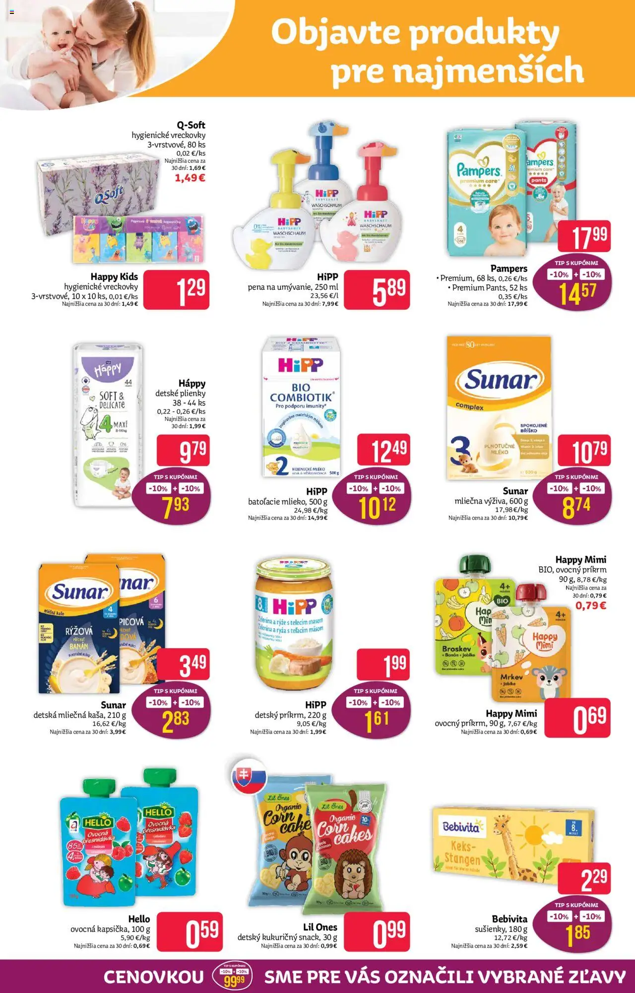 Nové Teta drogerie akcie – leták je platný od 13.10.2025 | Strana: 10 | Produkty: Mlieko, Ryža, Plienky, Pampers