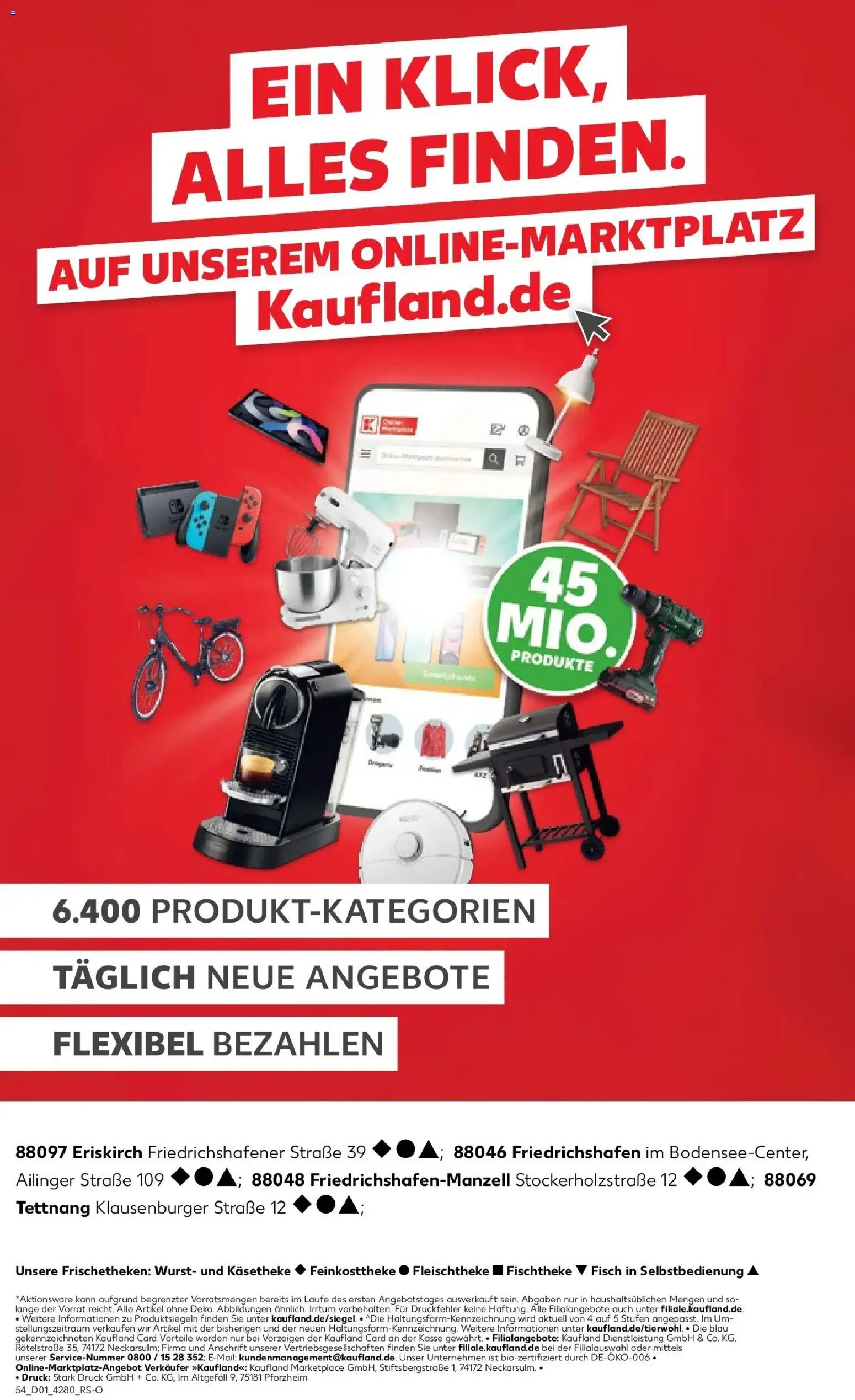 Kaufland prospekt Eriskirch	 – gültig ab 05.01.2026 | Seite: 54 | Produkte: Fisch, Wurst