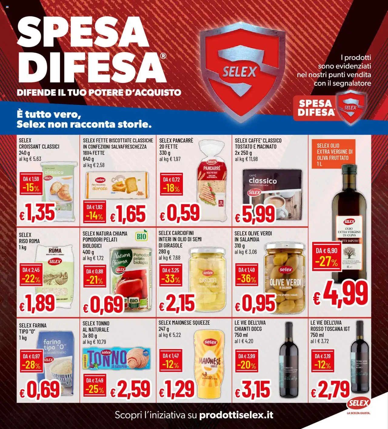 Volantino Galassia del 06.10.2025 | Pagina: 16 | Prodotti: Riso, Farina, Pomodori, Croissant