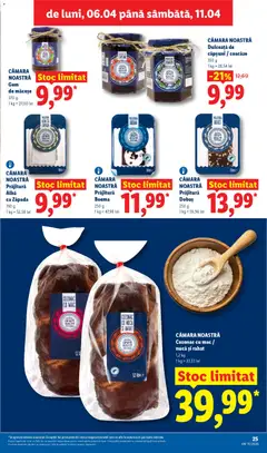 Ofertele Lidl valabile de la 06.04.2026 | Pagină: 25 | Produse: Prăjitură, Gem, Căpșuni