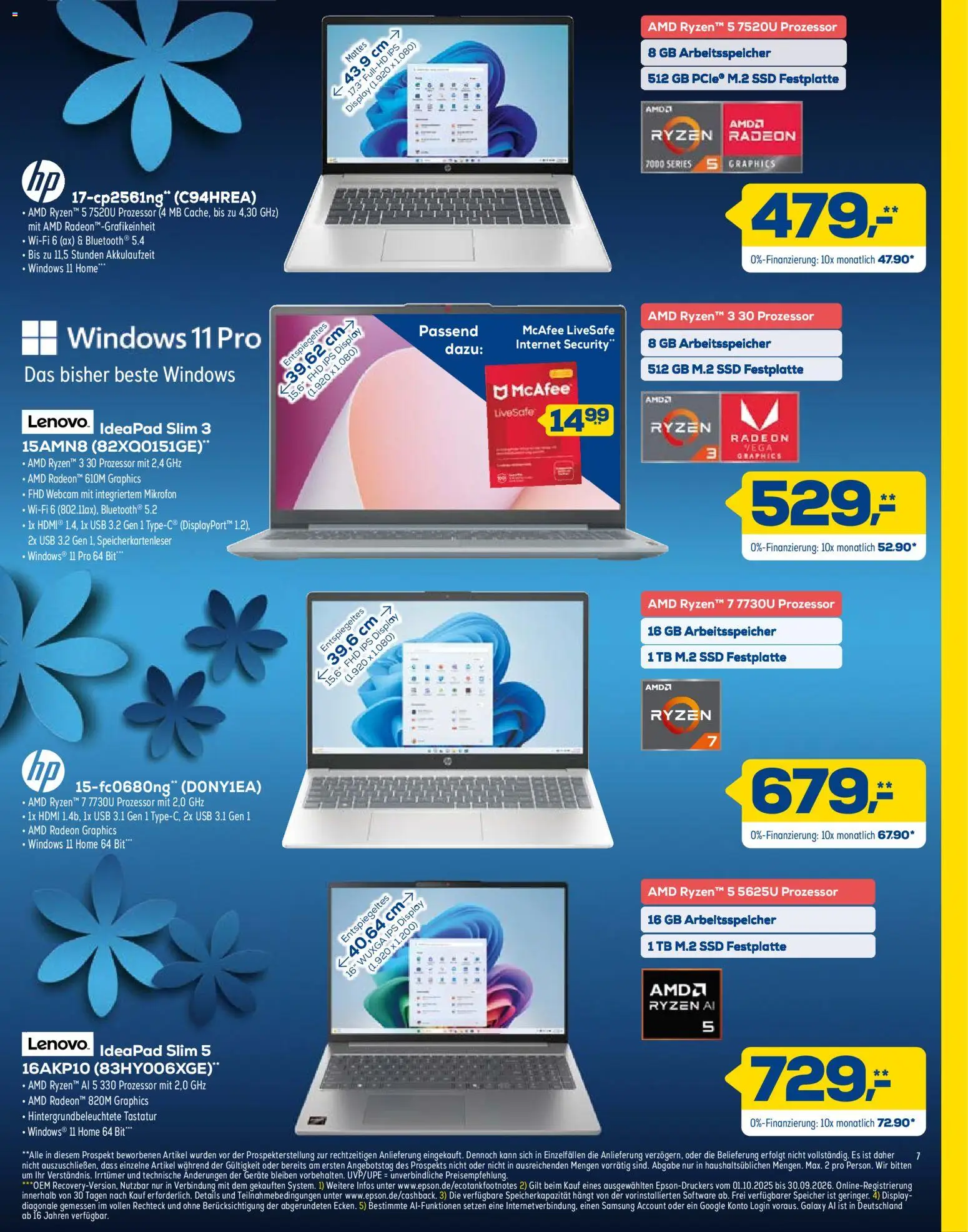 Euronics Prospekt 	 – gültig ab 25.04.2026 | Seite: 7 | Produkte: Mikrofon, USB, Samsung, Tastatur