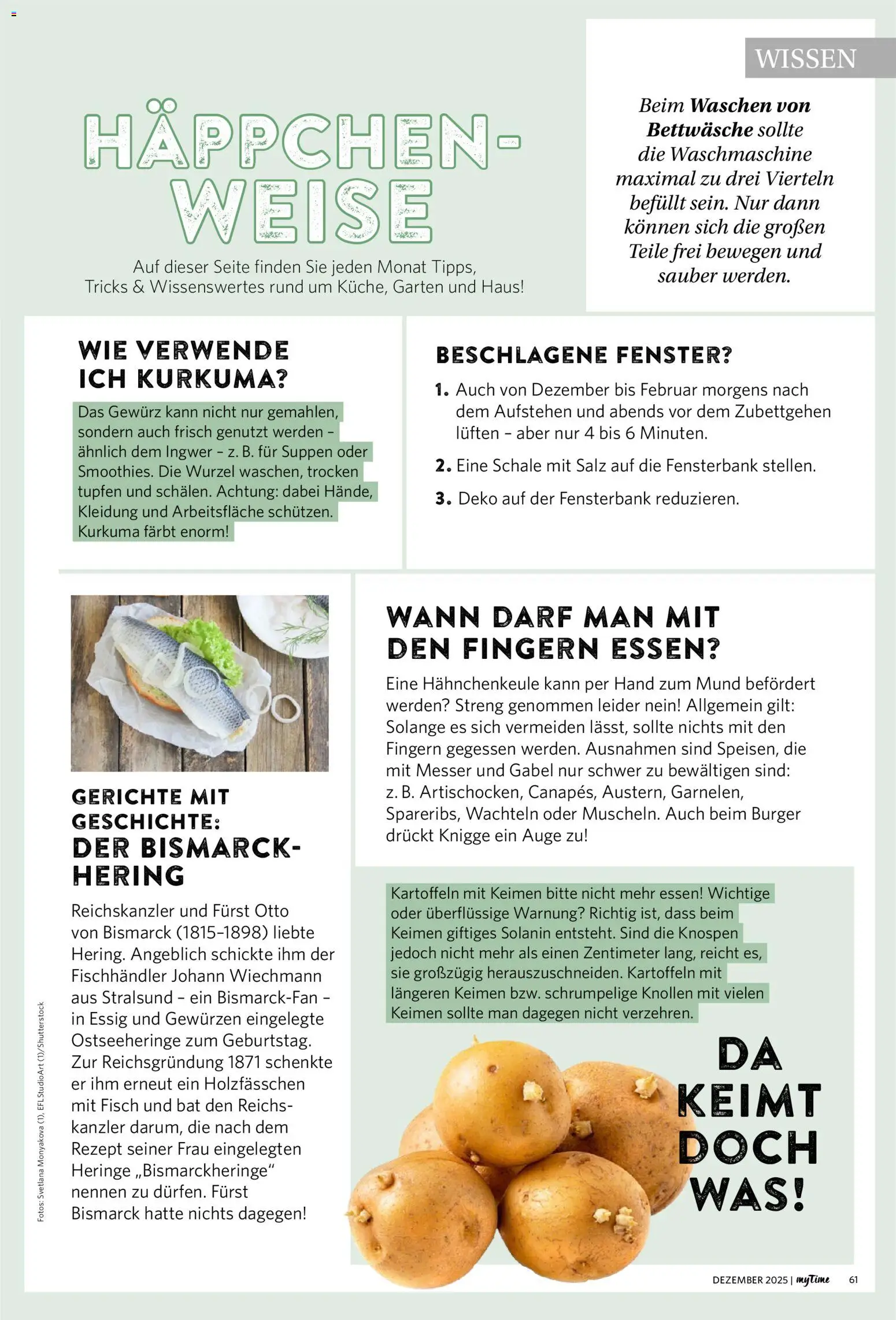 Combi  myTime Dezember 2025 – gültig ab 01.12.2025 | Seite: 61 | Produkte: Essig, Waschmaschine, Burger, Fisch