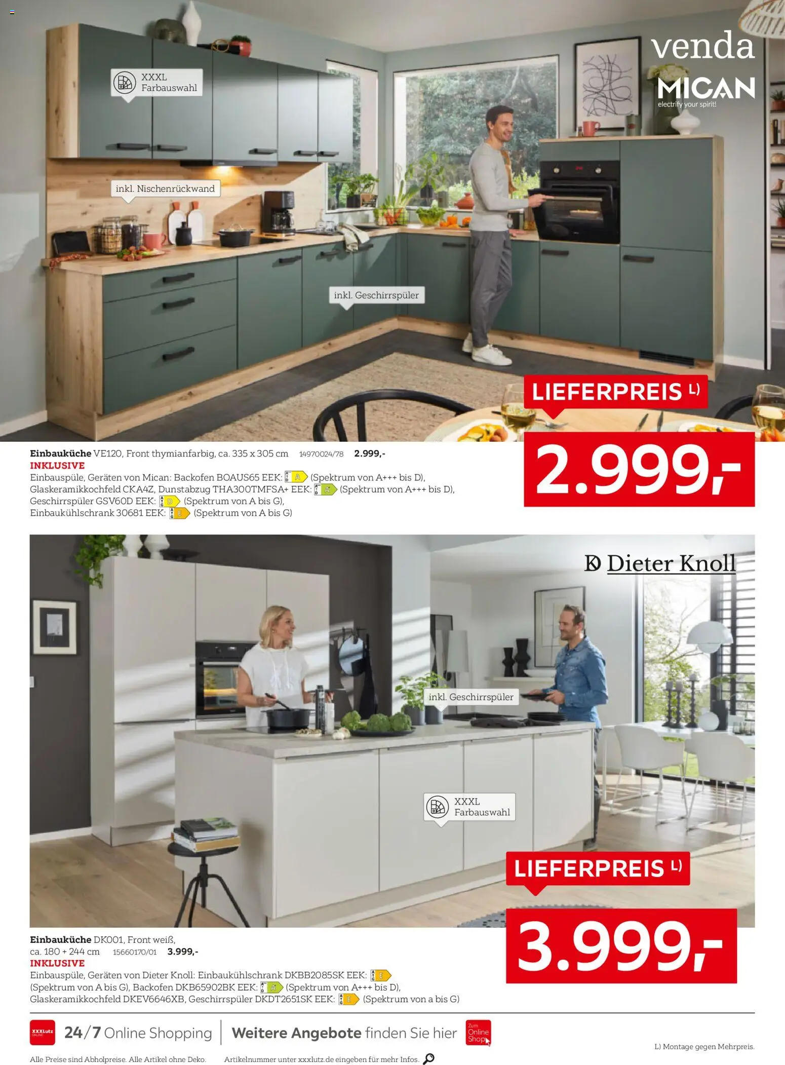 XXXL Lutz Prospekt 	 – gültig ab 22.02.2026 | Seite: 26 | Produkte: Geschirrspüler, Einbauküche, Backofen, Dunstabzug