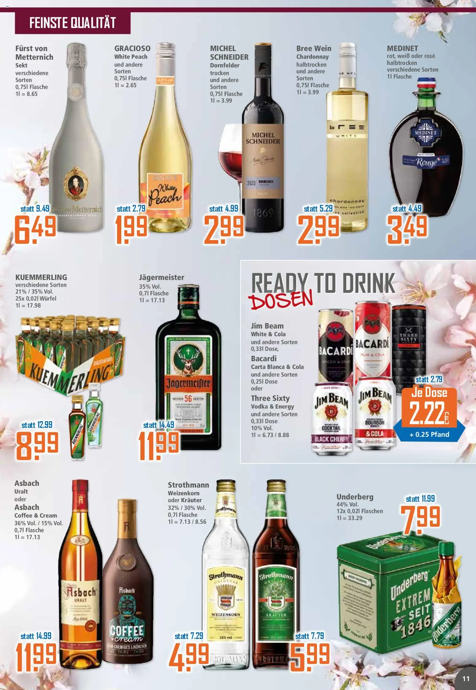 Klaas & Kock Prospekt 	 – gültig ab 20.04.2026 | Seite: 11 | Produkte: Cola, Rouge, Wein, Bourbon