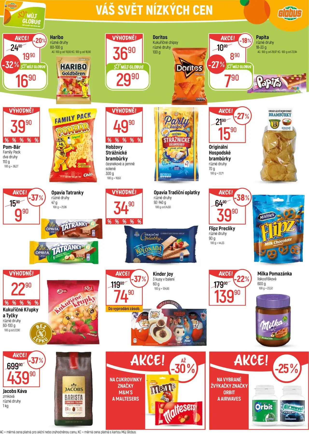 Globus leták - Trmice od 17.09.2025 | Strana: 25 | Produkty: Tatranky, Globus, Haribo, Pomazánka