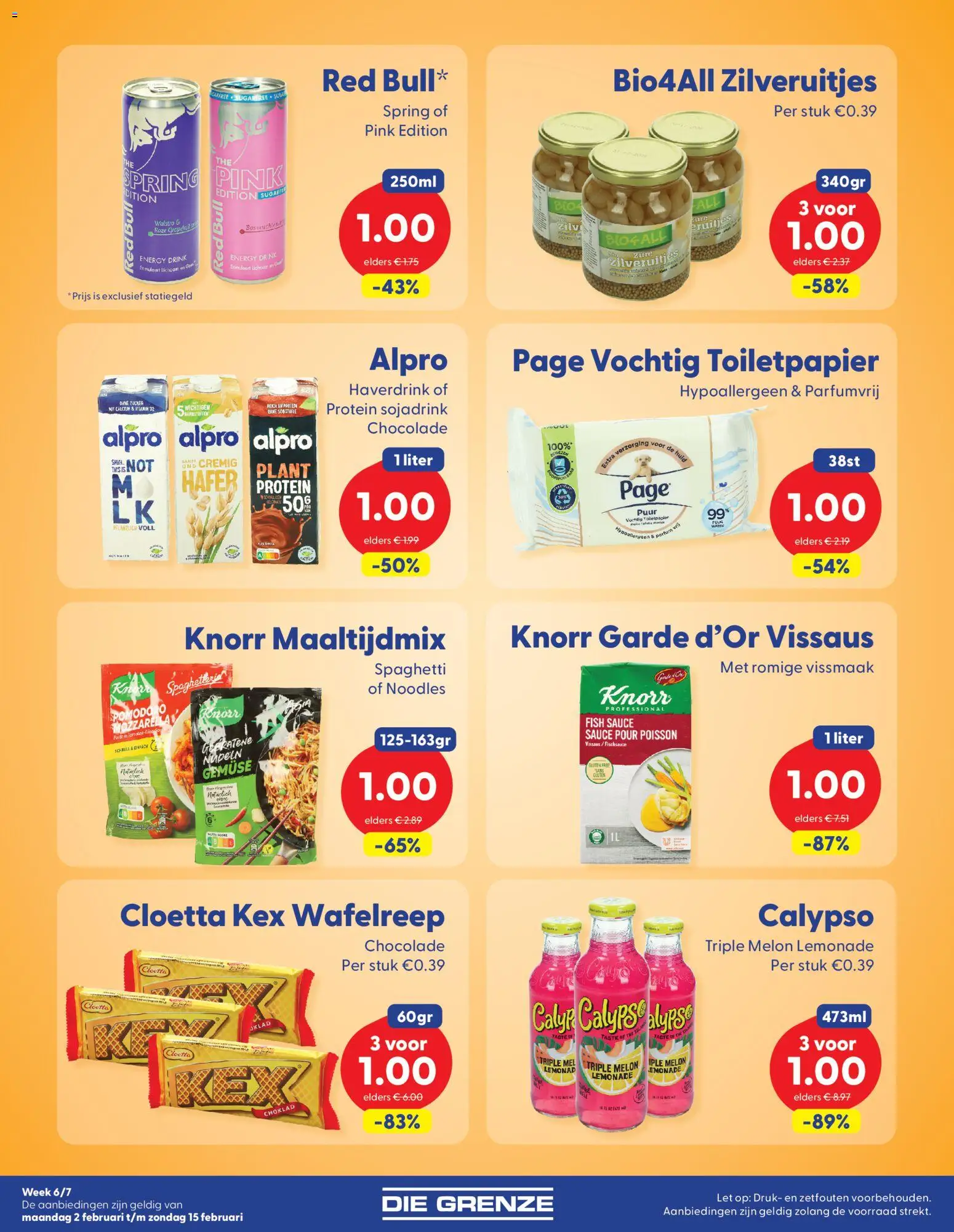 {H1} | Pagina: 3 | Producten: Chocolade, Red Bull, Mozzarella, Toiletpapier