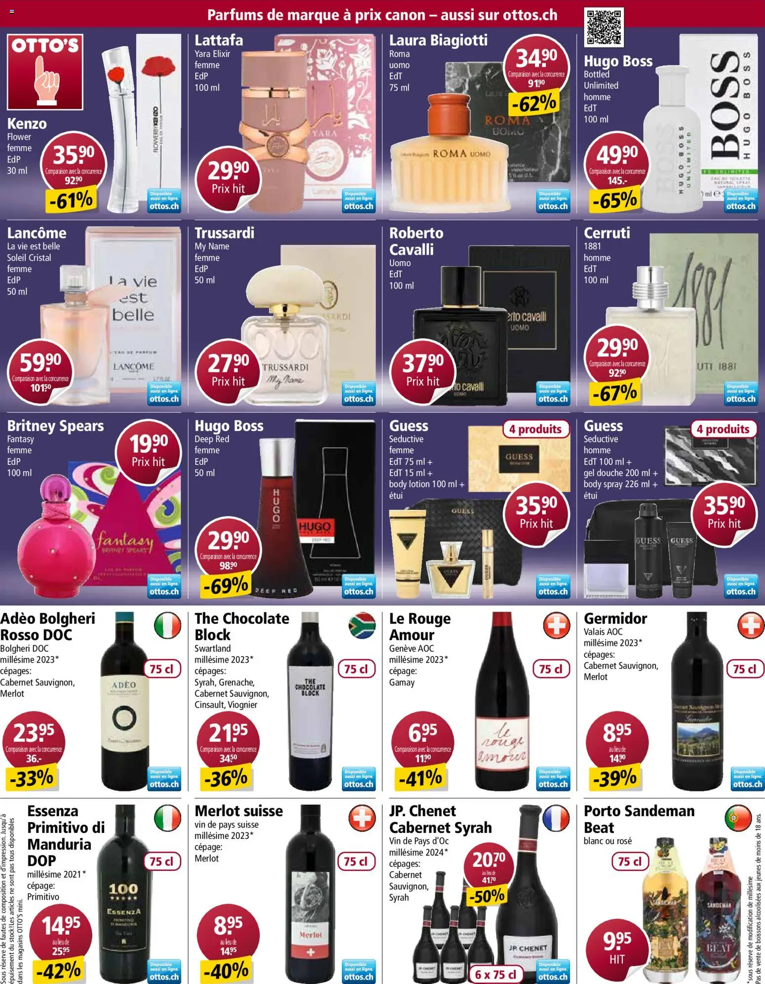 Otto's Aktionen FR – gültig ab 25.02.2026 | Seite: 12 | Produkte: Merlot, Rouge, Body Lotion