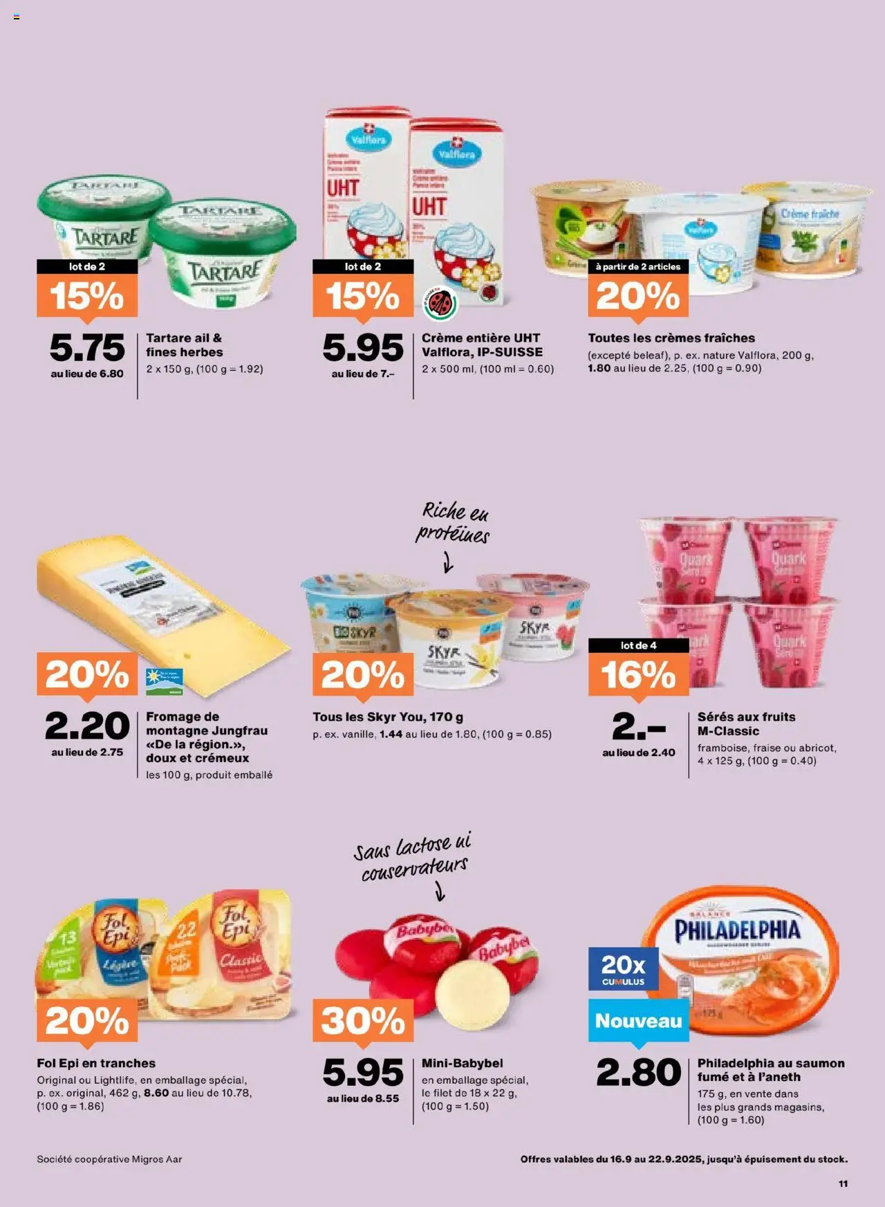 Migros Aktionen FR – gültig ab 16.09.2025 | Seite: 11