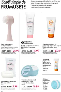 Ofertele Oriflame valabile de la 11.02.2026 | Pagină: 112 | Produse: Gel de curățare, Perie, Cremă, Săpun