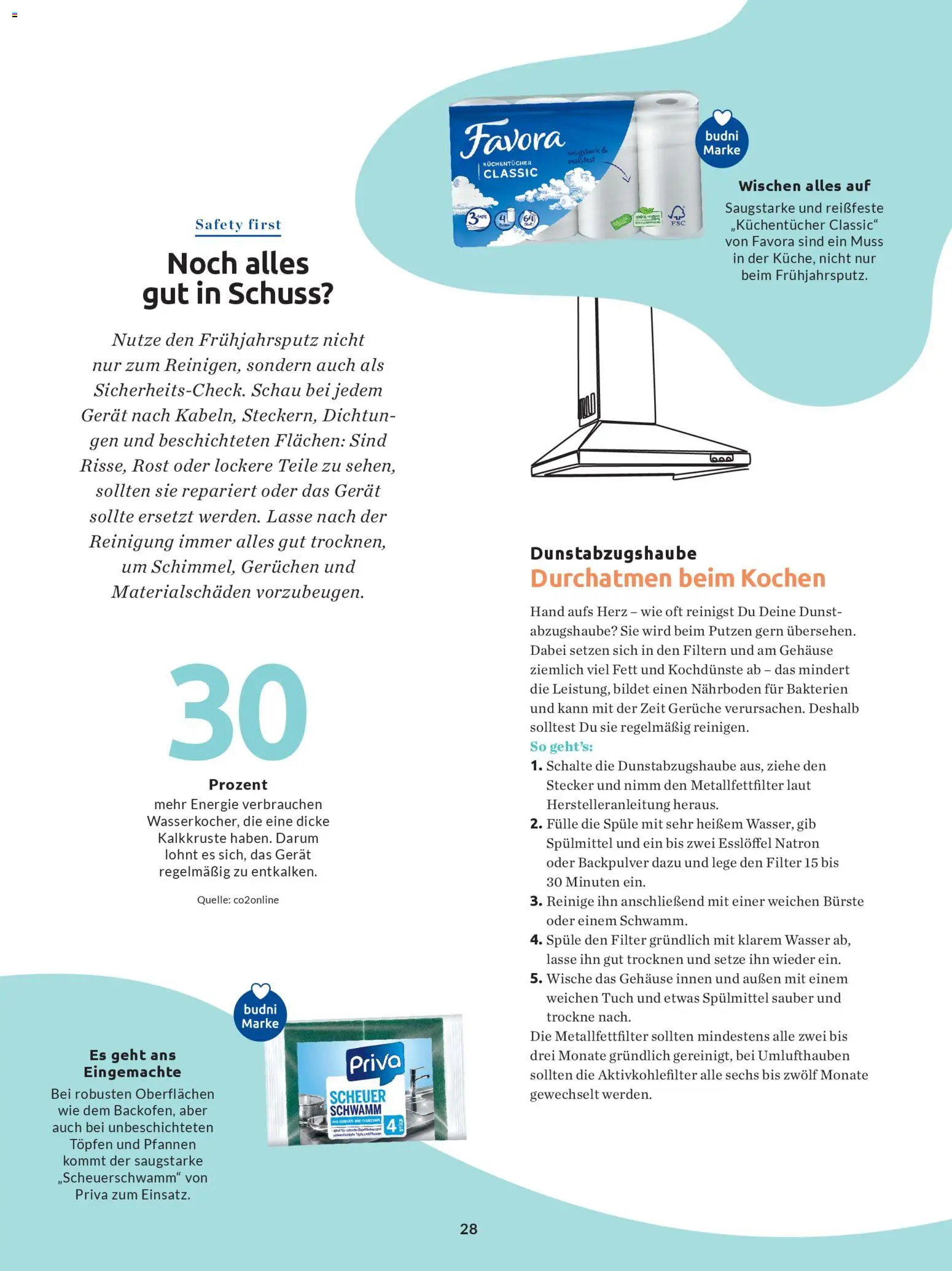 Budni Perle Magazin 02/26 – gültig ab 25.02.2026 | Seite: 28 | Produkte: Bürste, Wasser