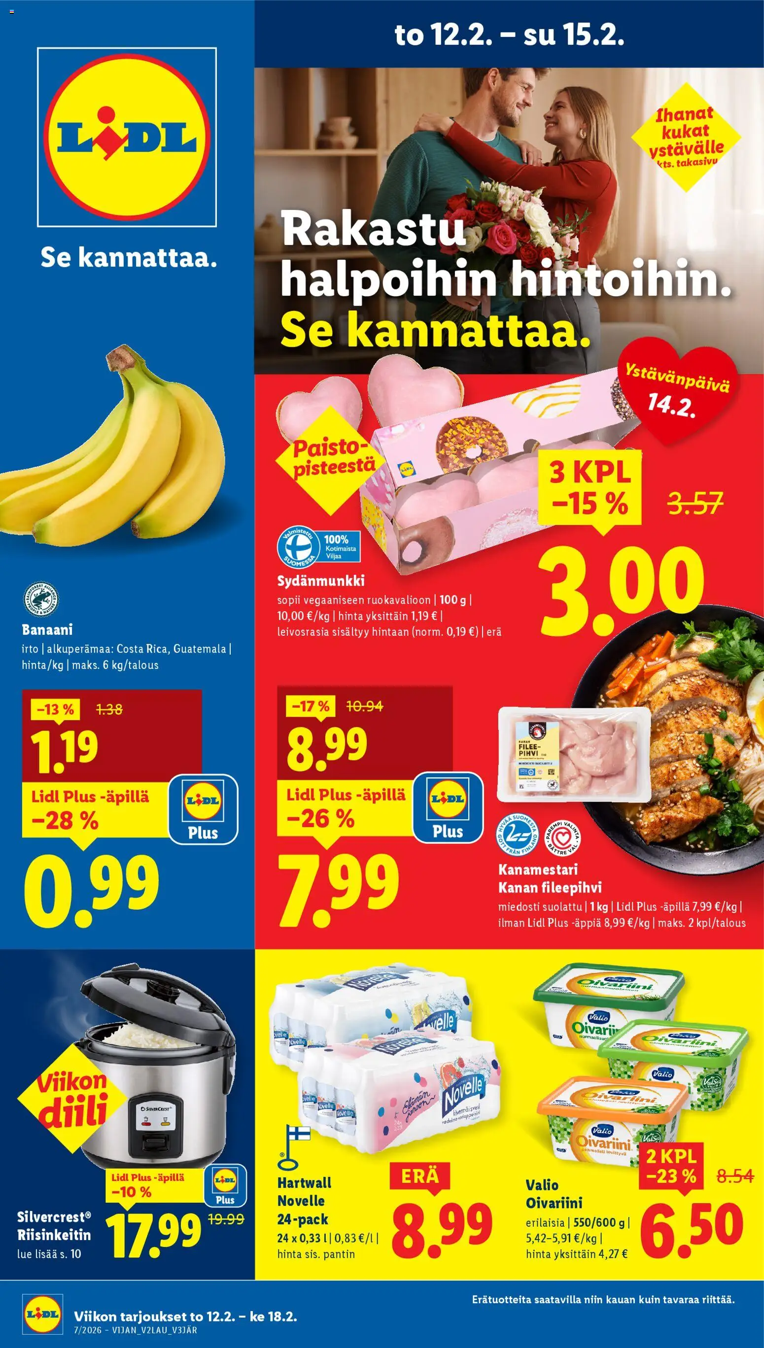 Lidl tarjoukset - Helsinki – voimassa 12.02.2026 alkaen | Sivu: 1