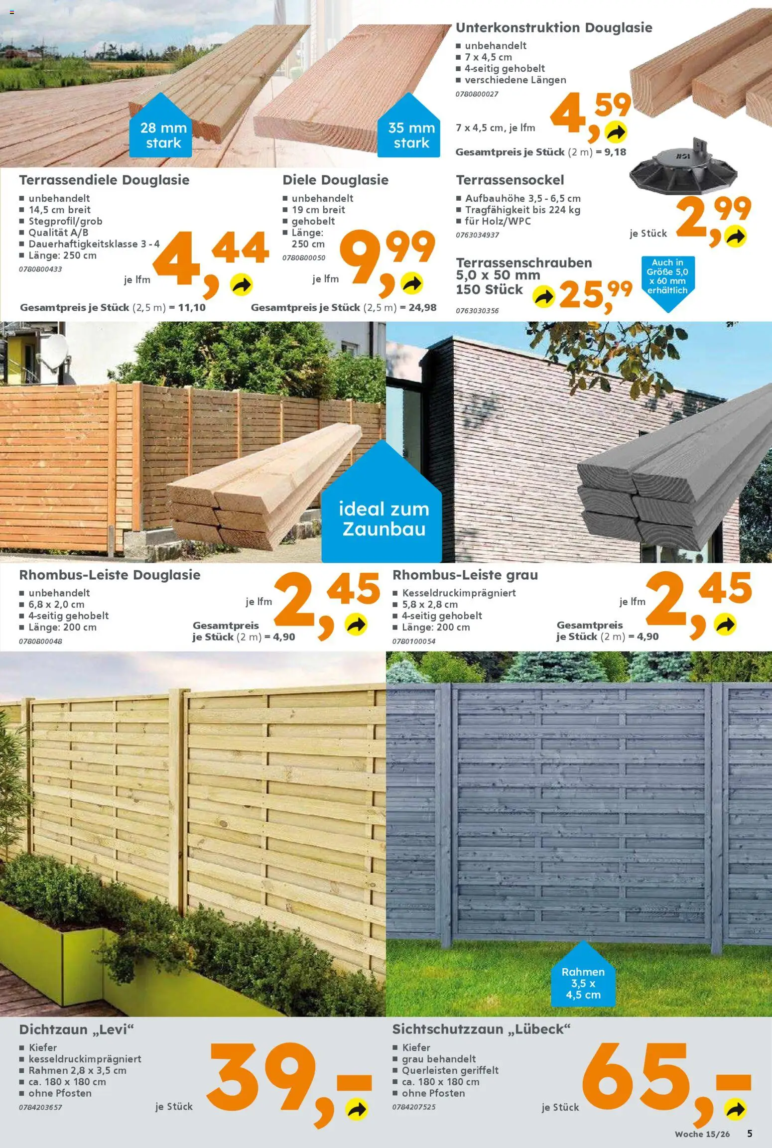 Globus Baumarkt Prospekt Zweibrücken	 – gültig ab 06.04.2026 | Seite: 5