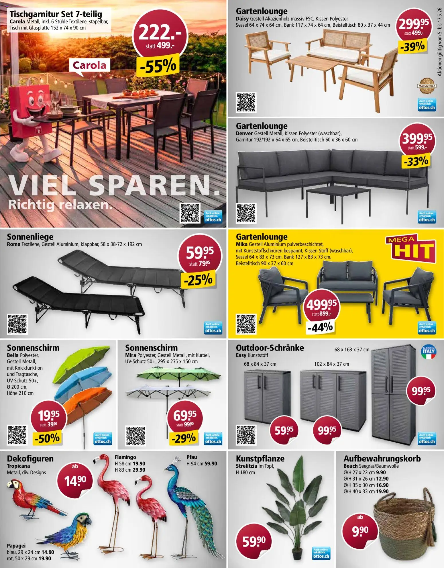 Otto's aktionen – gültig ab 05.05.2026 | Seite: 7 | Produkte: Tisch, Kissen, Sessel, Beistelltisch