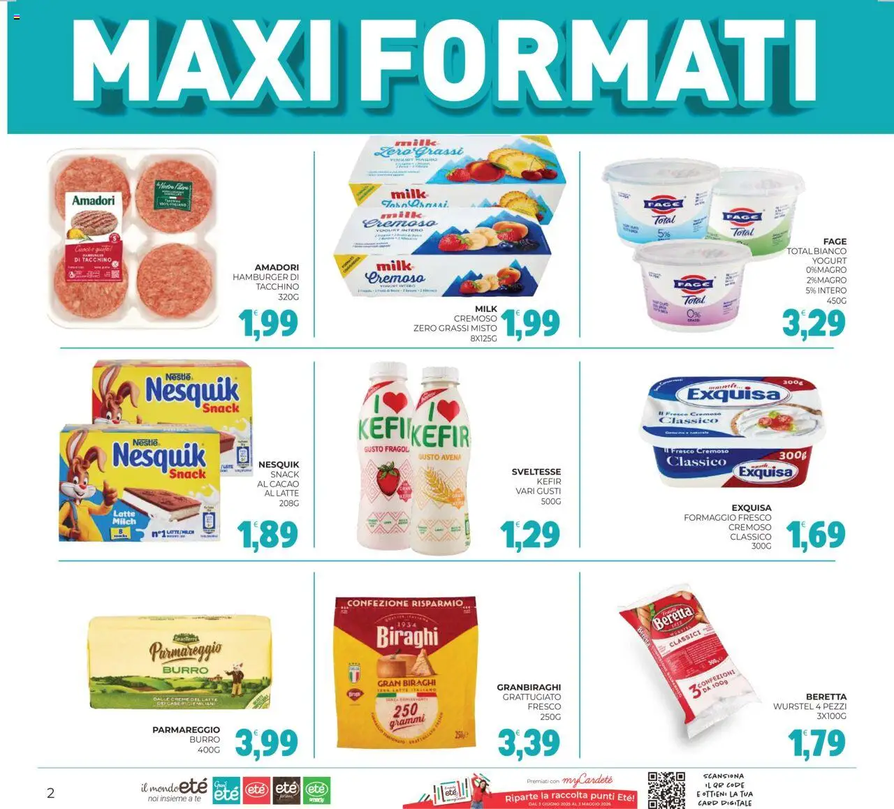 Volantino Eté del 21.10.2025 | Pagina: 2 | Prodotti: Tè, Latte, Burro, Cacao